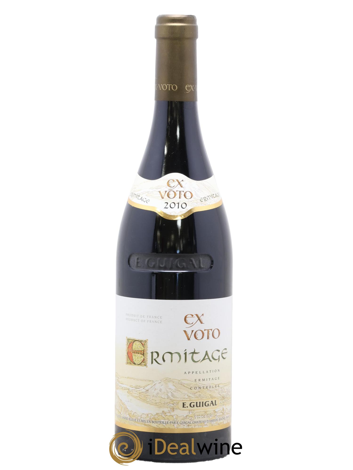 Ermitage Ex Voto Guigal 2010 - Lot de 1 bouteille - 0