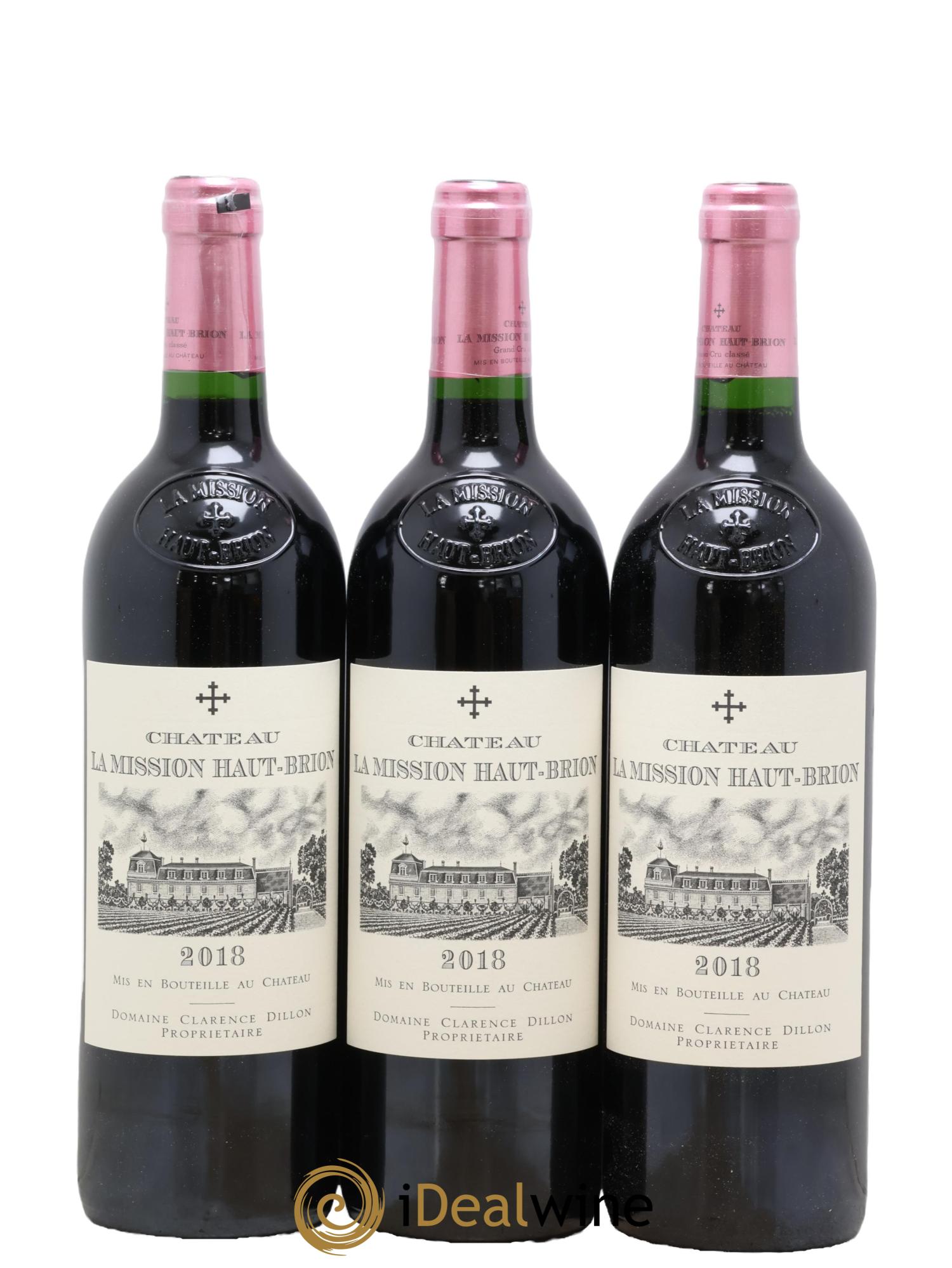 Château la Mission Haut-Brion Cru Classé de Graves 2018 - Lot de 6 bouteilles - 1
