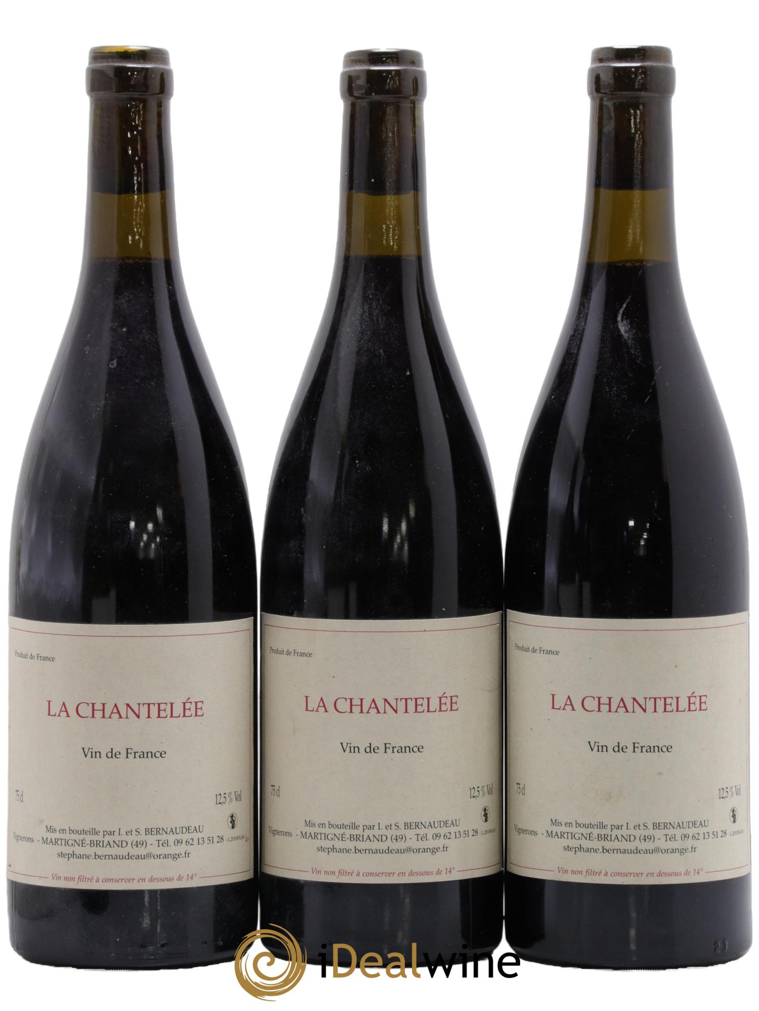 Vin de France La Chantelée Stéphane Bernaudeau (Domaine) 2010 - Lot de 3 bouteilles - 0