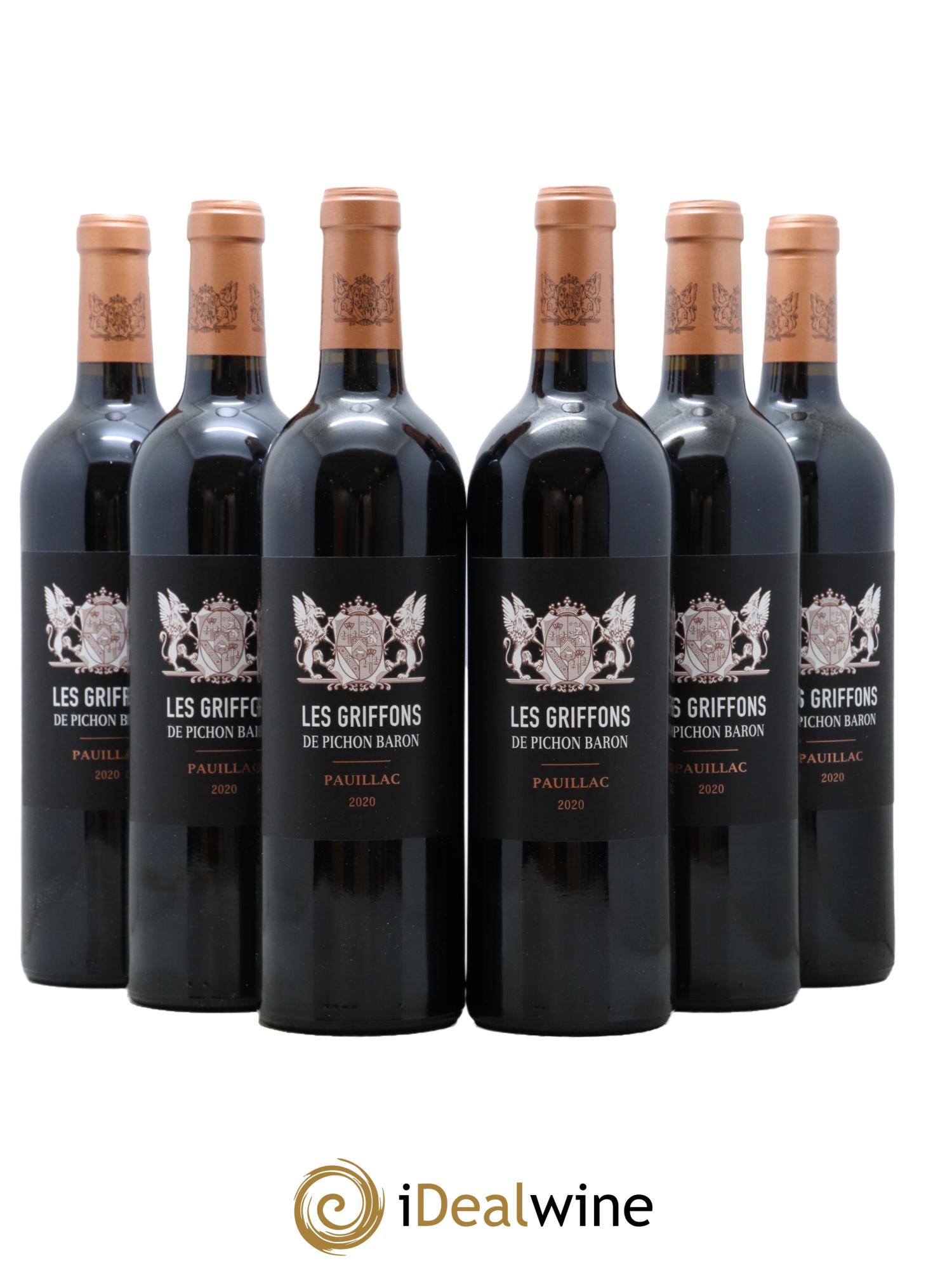 Les Griffons de Pichon Baron 2020 - Lot de 6 bouteilles - 0