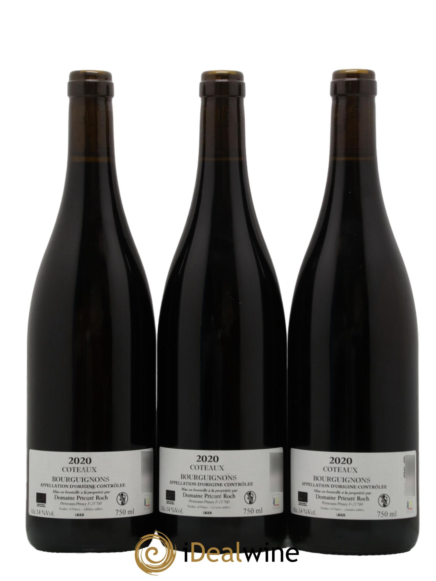 Coteaux Bourguignons Prieuré Roch 2020 - Lot de 3 bouteilles - 1