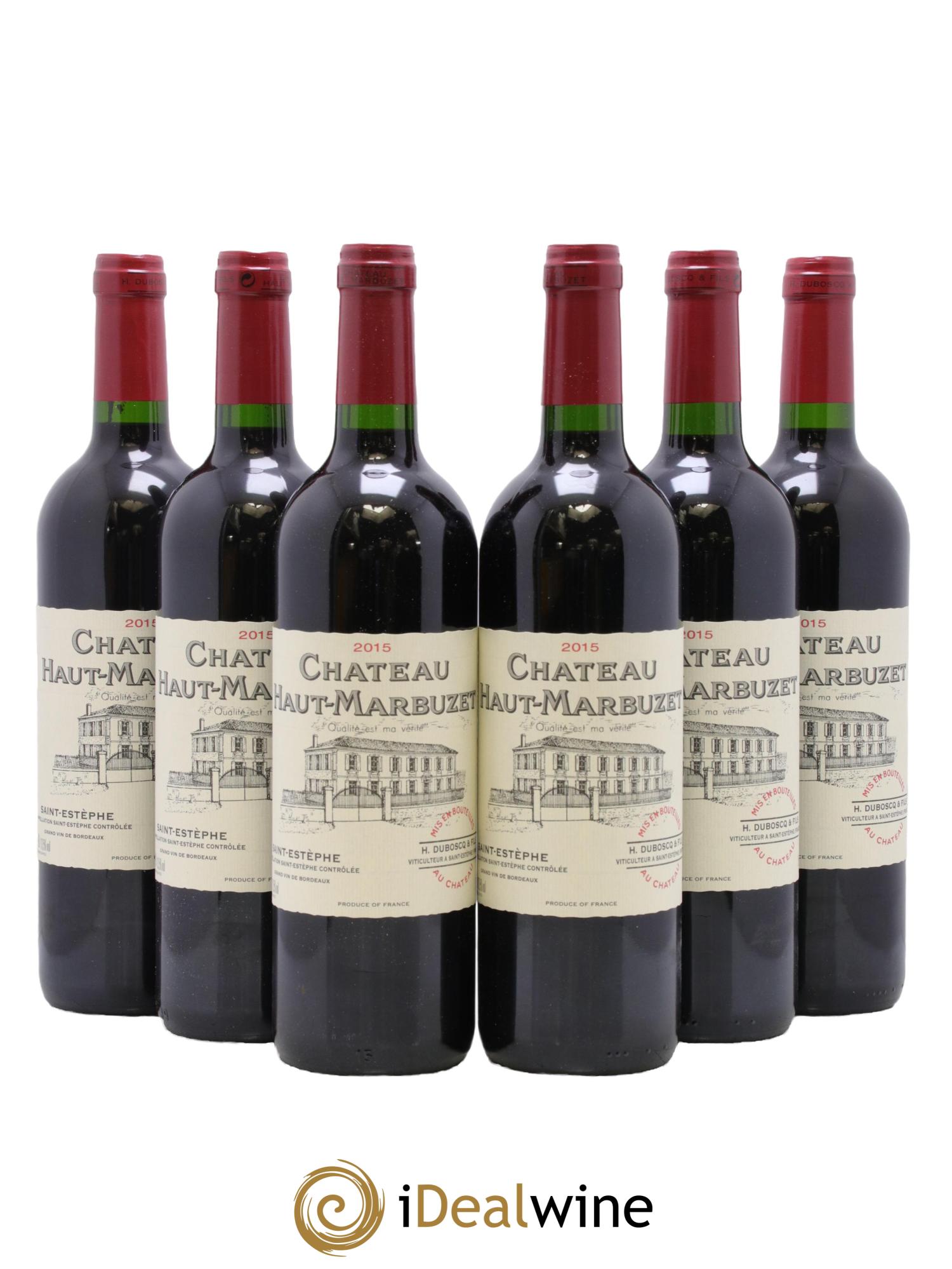 Château Haut Marbuzet 2015 - Posten von 6 Flaschen - 0