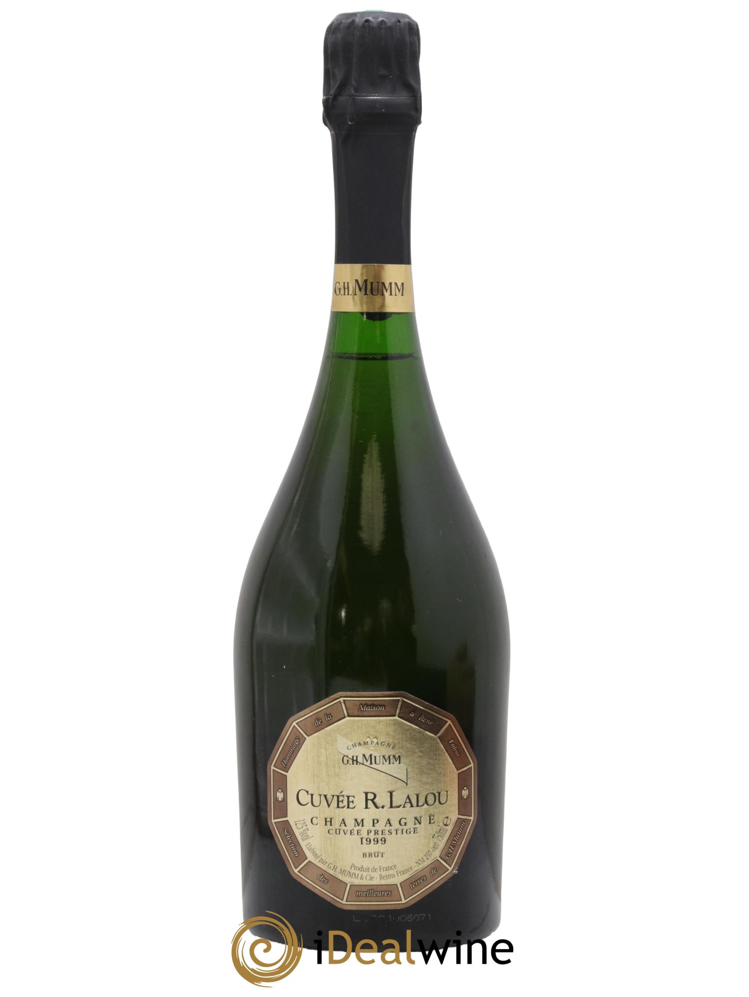 René Lalou Mumm Cuvée Prestige René Lalou Mumm 1999 - Lot of 1 bottle - 1