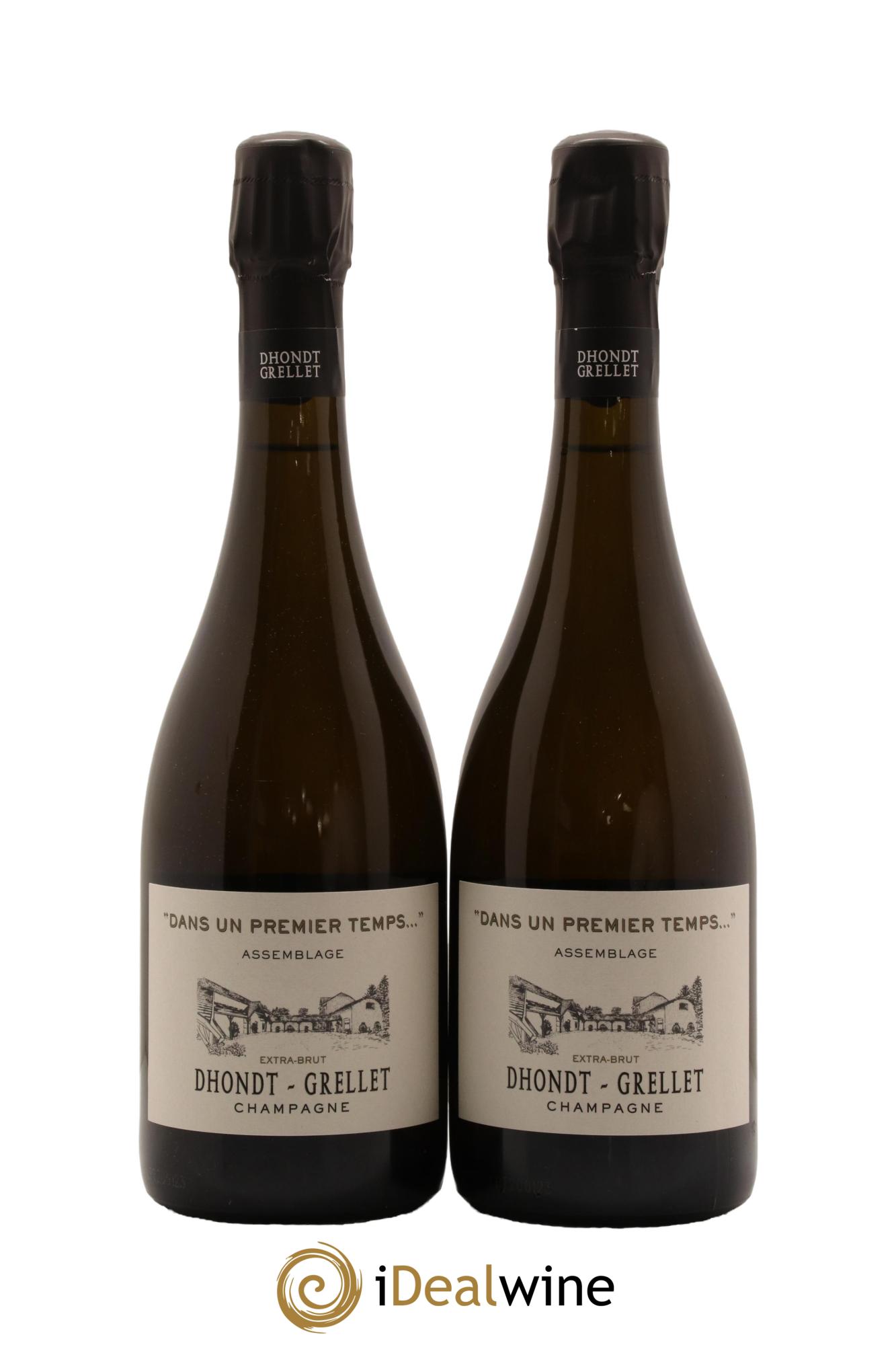 Dans un premier temps... Extra-Brut Dhondt Grellet - Lot of 2 bottles - 0