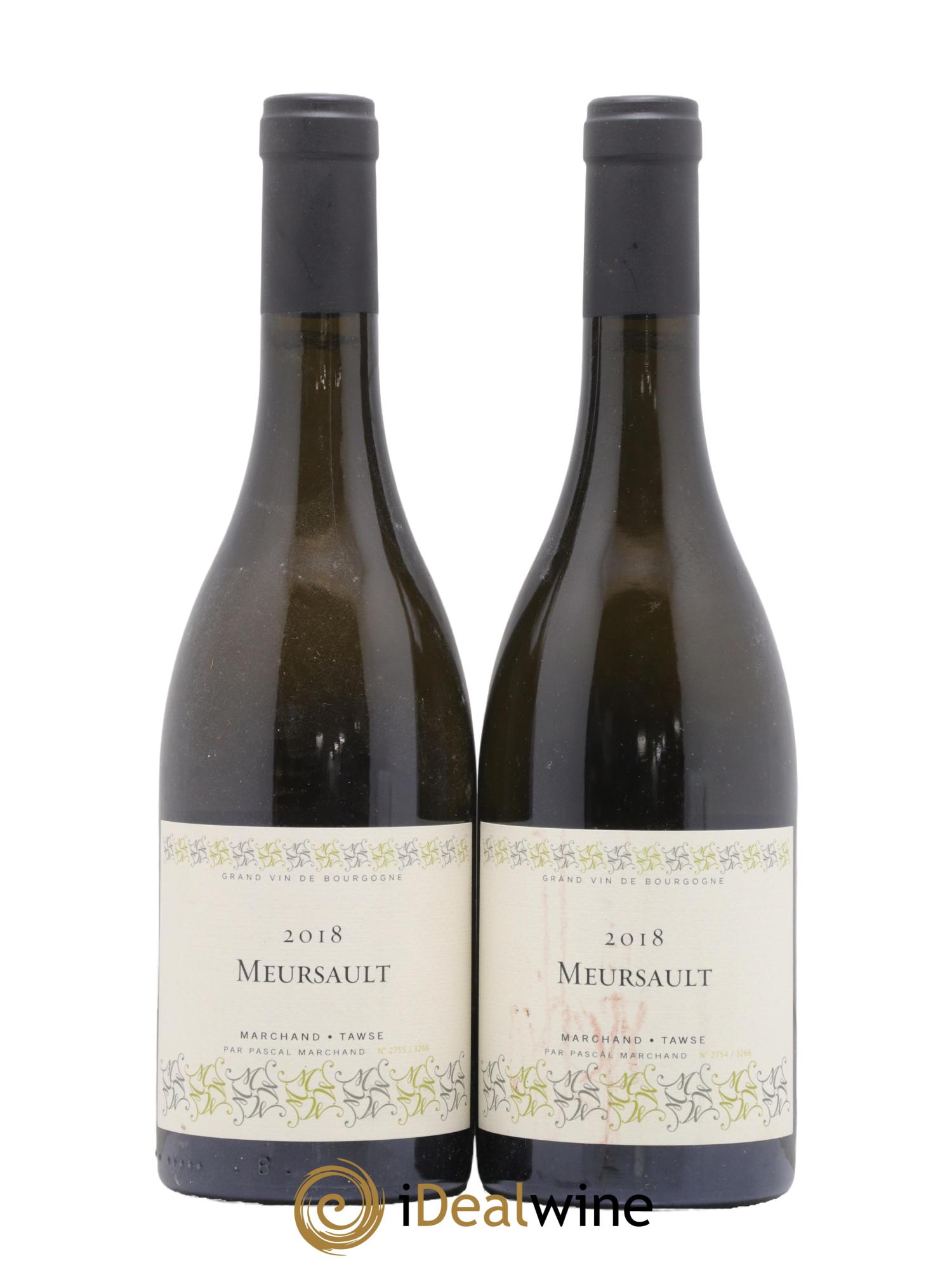 Meursault Marchand-Tawse 2018 - Lot de 2 bouteilles - 0