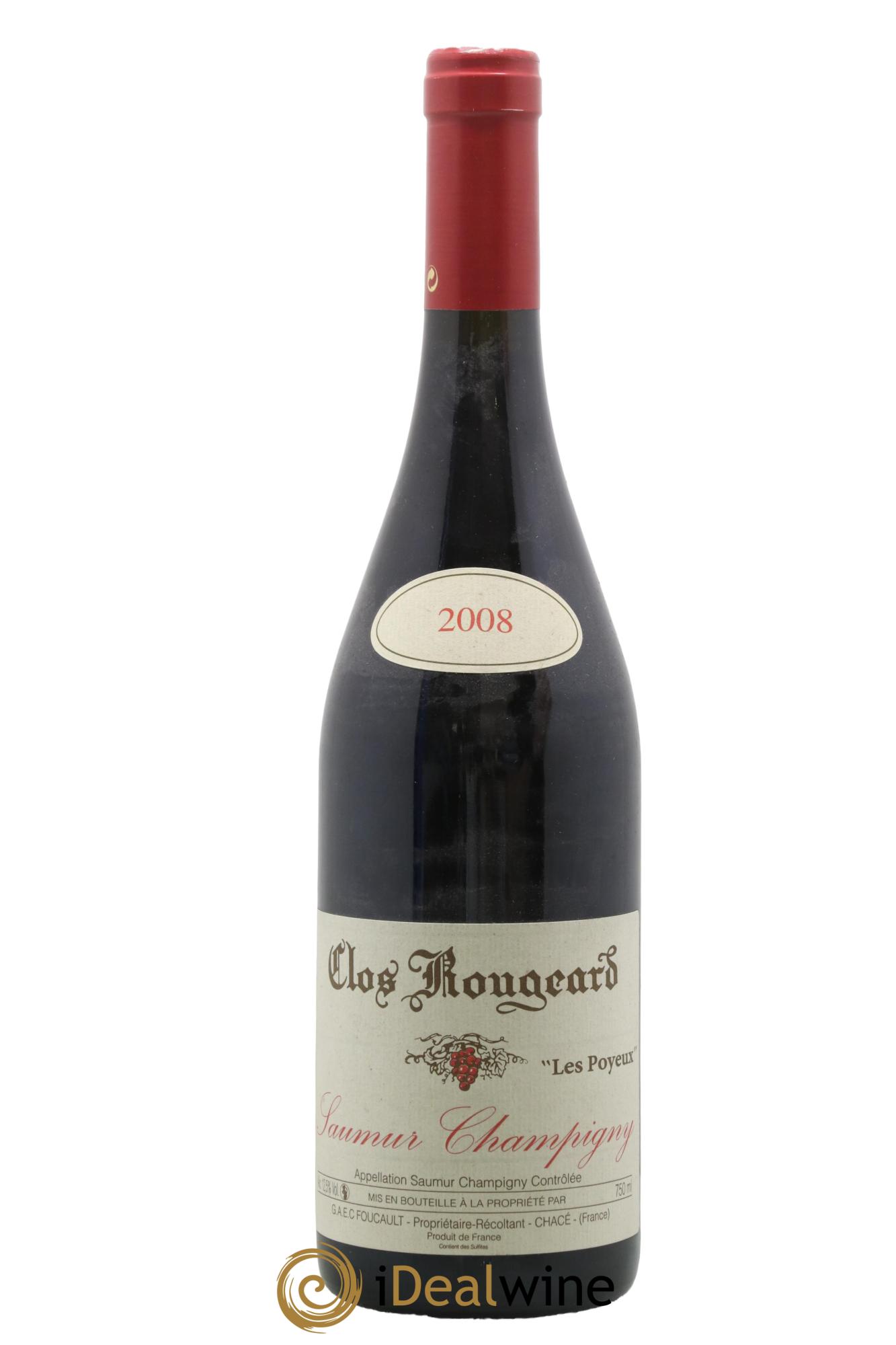 Saumur-Champigny Les Poyeux Clos Rougeard 2008 - Lot de 1 bouteille - 0