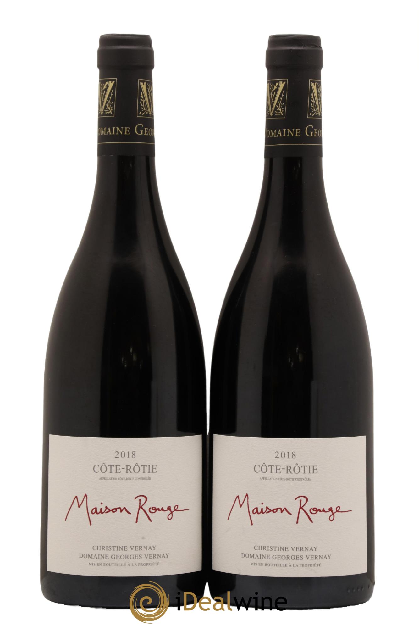 Côte-Rôtie Maison Rouge Georges Vernay 2018 - Lot de 2 bouteilles - 0