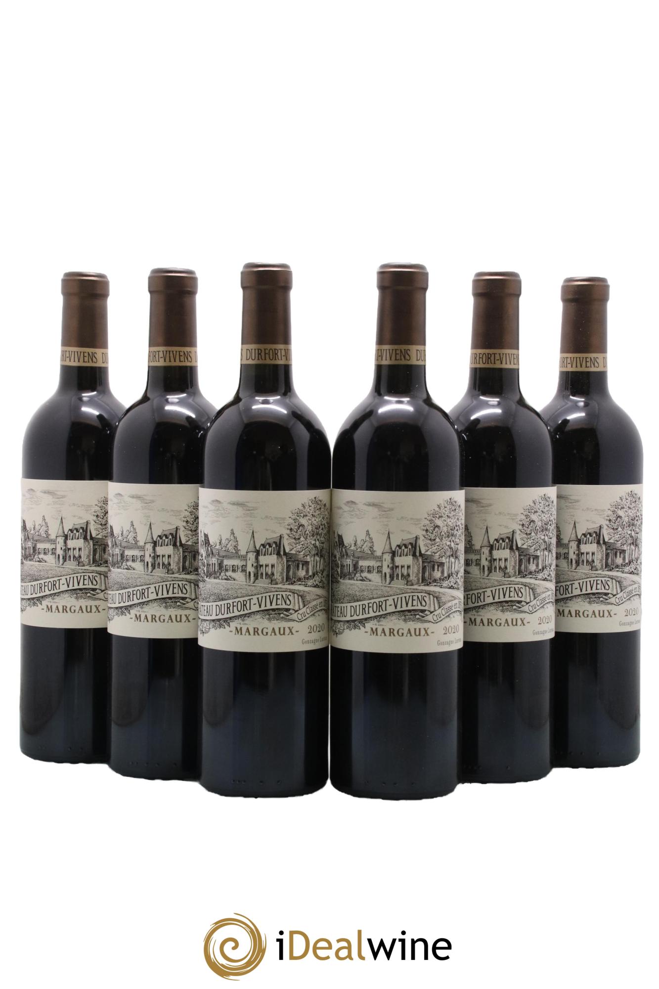Château Durfort Vivens 2ème Grand Cru Classé 2020 - Lot de 6 bouteilles - 0