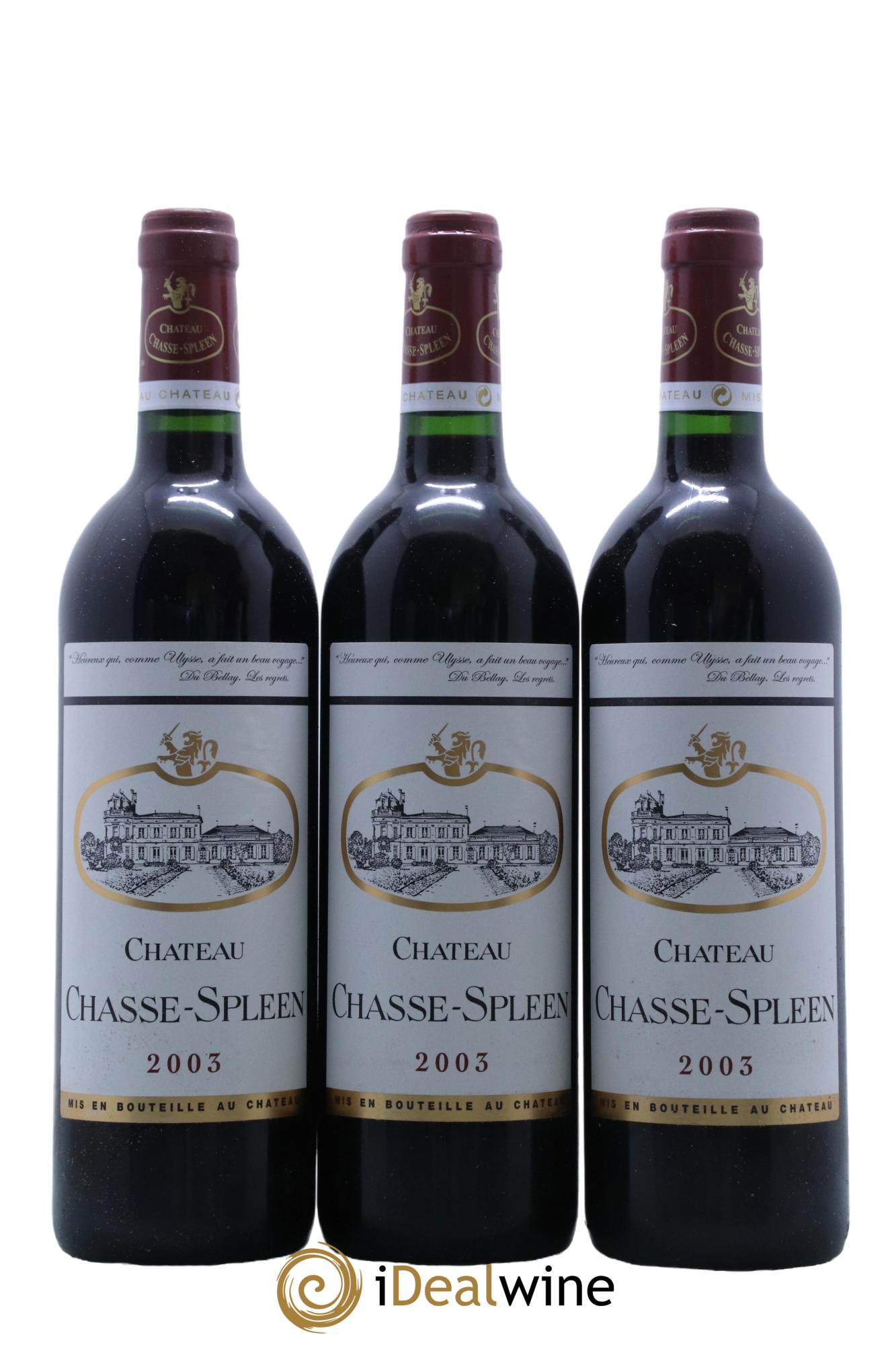 Château Chasse Spleen 2003 - Posten von 12 Flaschen - 4