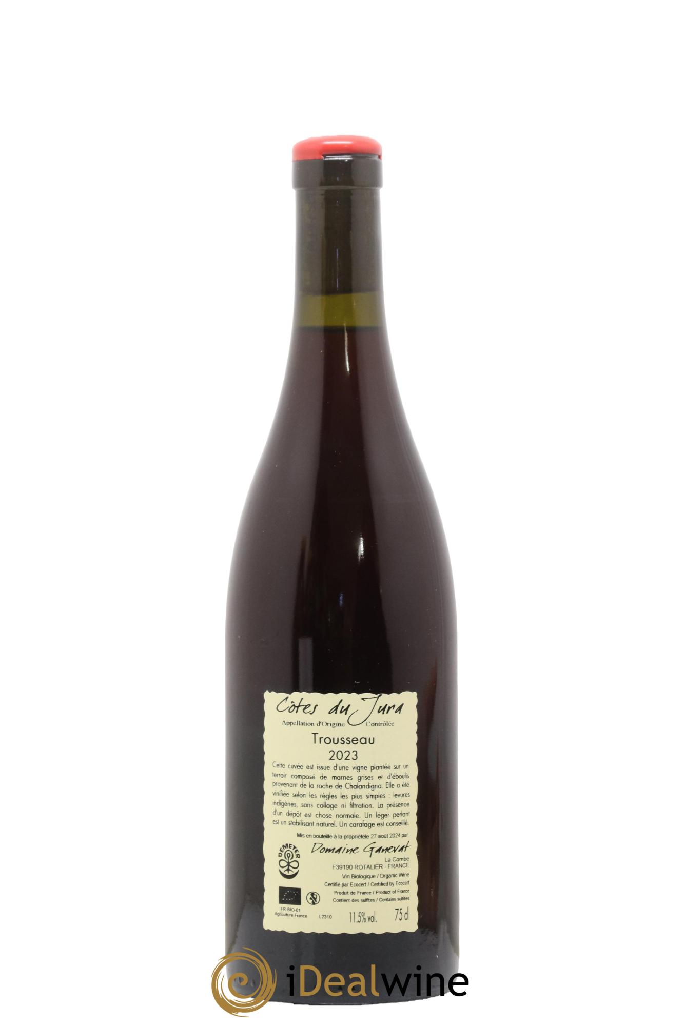 Côtes du Jura Plein Sud Jean-François Ganevat (Domaine) 2023 - Lotto di 1 bottiglia - 1
