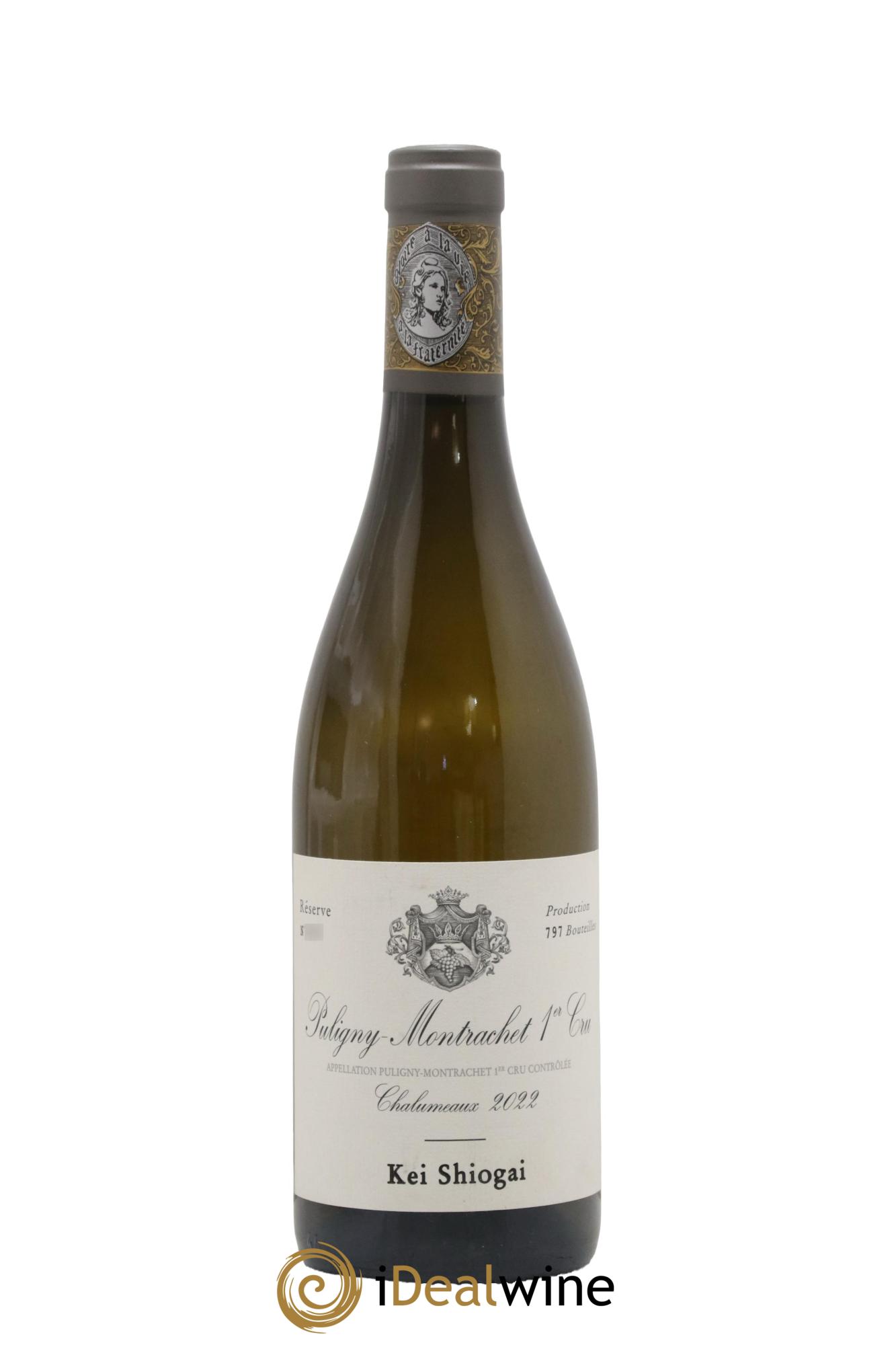 Puligny-Montrachet 1er Cru Chalumeaux Kei Shiogai 2022 - Lot de 1 bouteille - 0