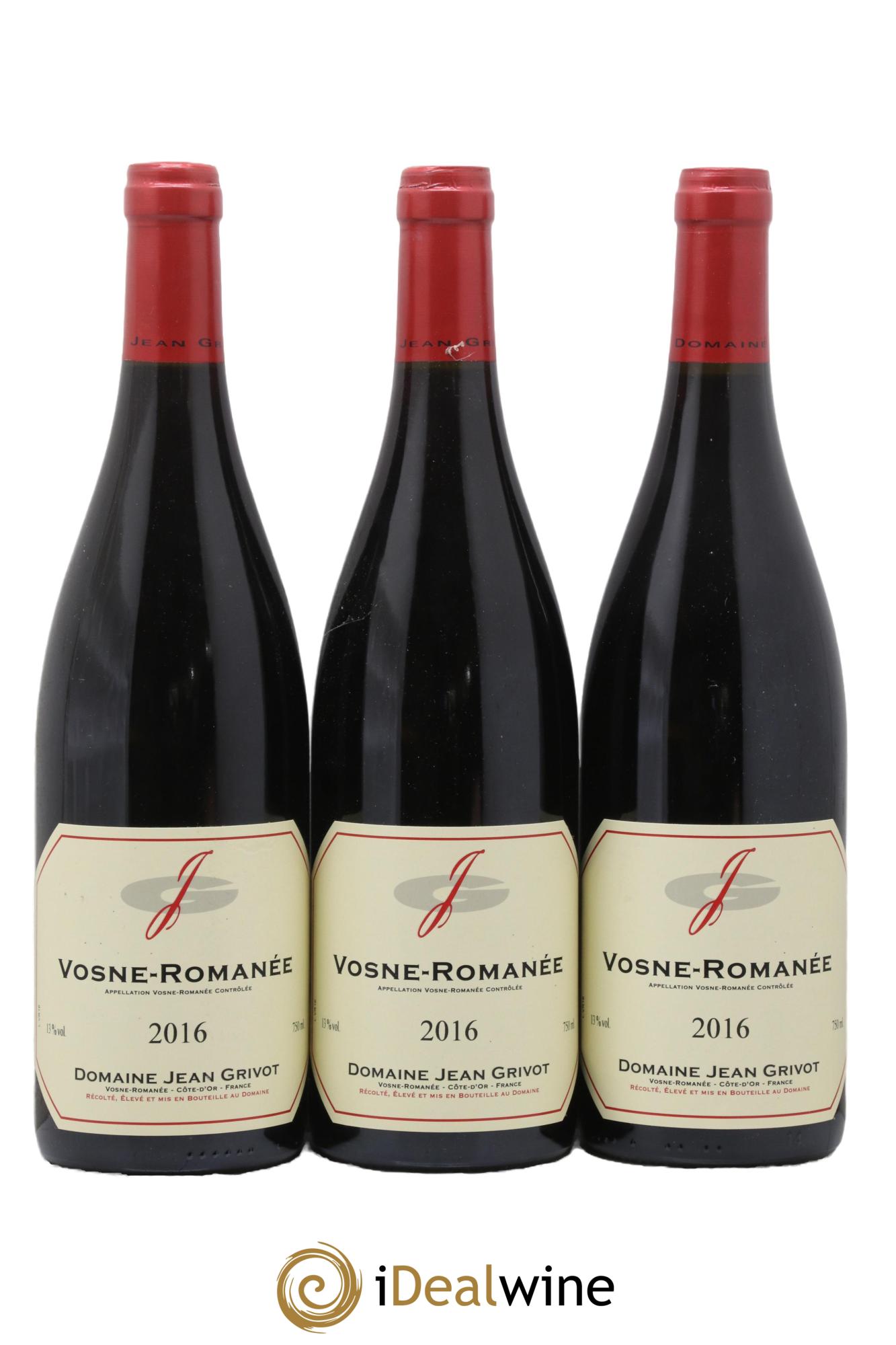 Vosne-Romanée Jean Grivot 2016 - Posten von 3 Flaschen - 0