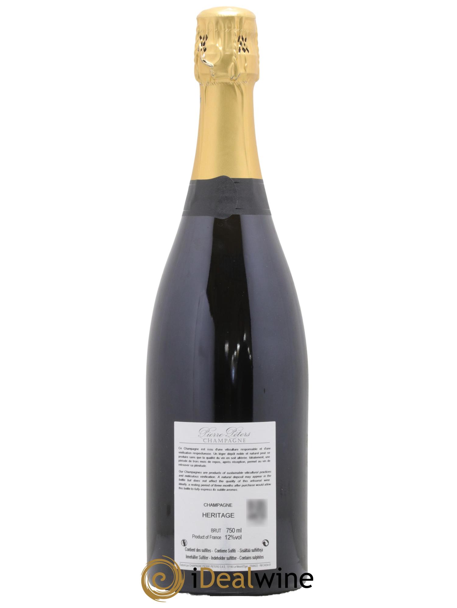 Champagne Héritage (1921-2010) Pierre Peters - Lot de 1 bouteille - 2