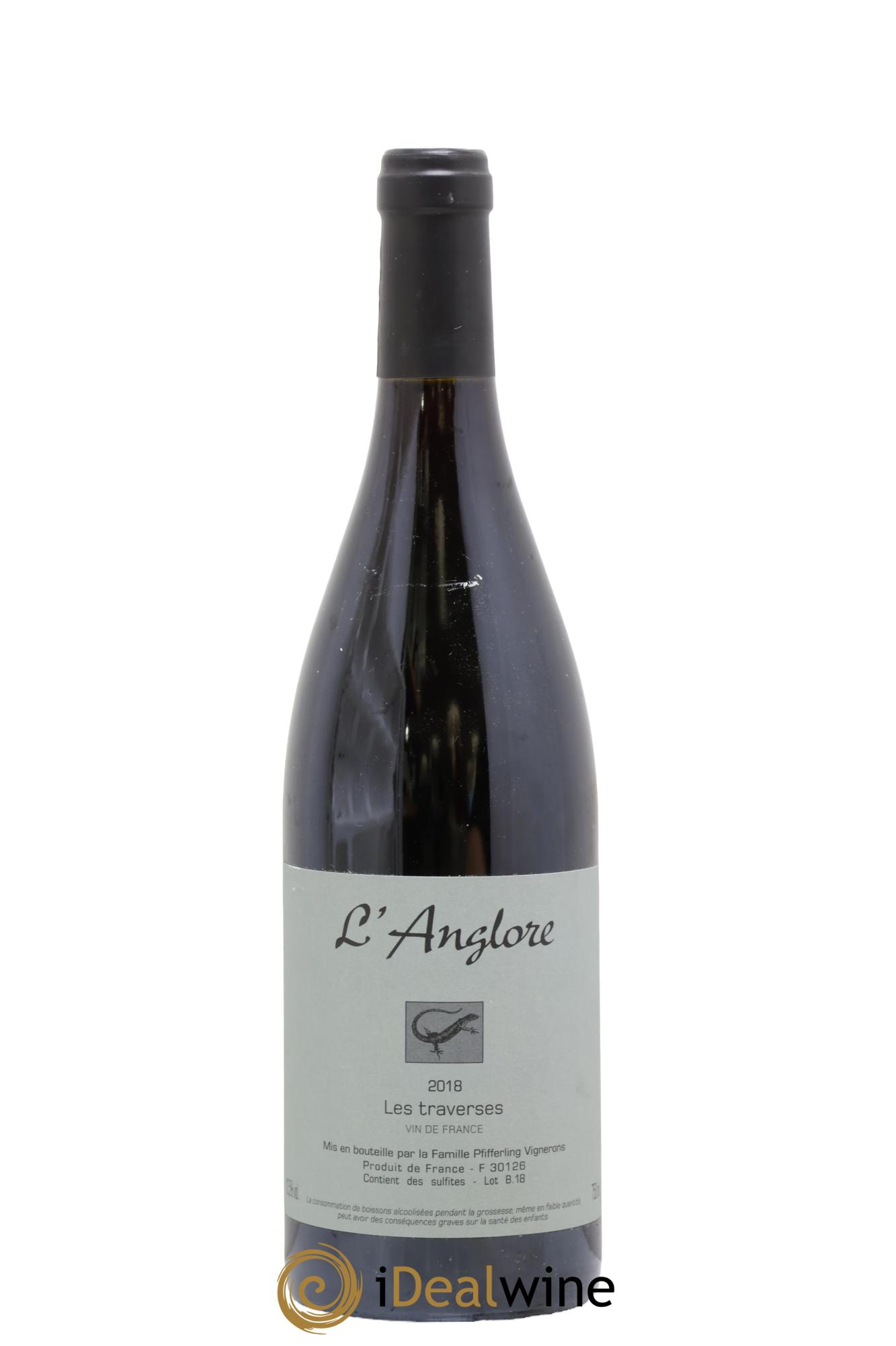 Vin de France Les Traverses L'Anglore 2018 - Lot of 1 bottle - 0