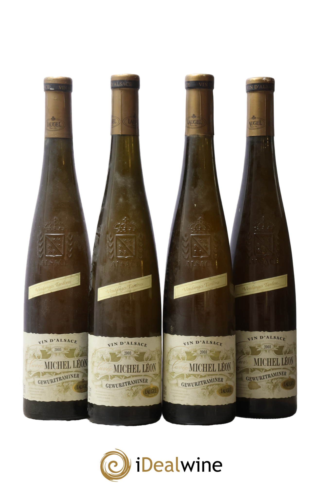 Alsace Gewurztraminer Vendange Tardive Michel Léon 2003 - Lot of 4 bottles - 0