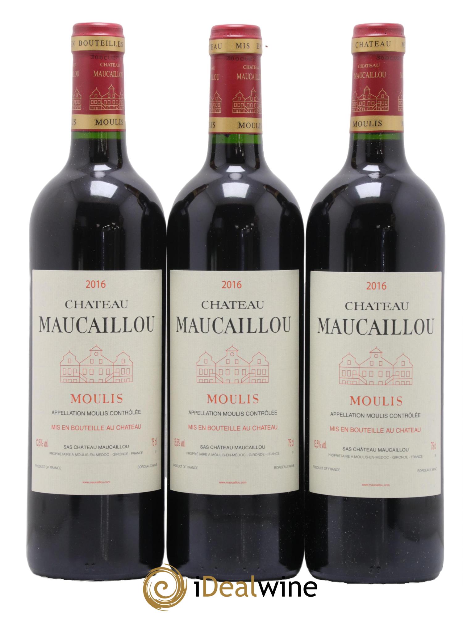 Château Maucaillou 2016 - Lot de 6 bouteilles - 1