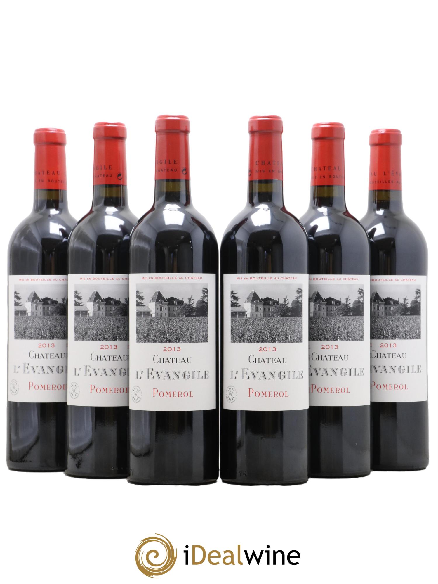 Château l' Évangile 2013 - Lot de 6 bouteilles - 0