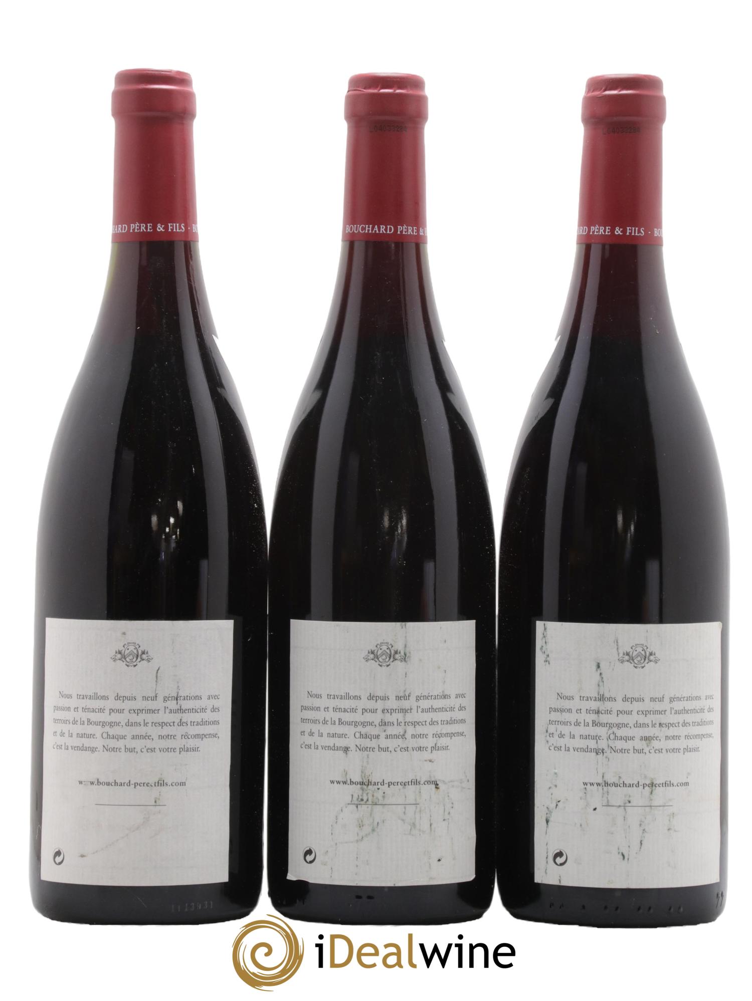 Bonnes-Mares Grand Cru Bouchard Père & Fils 2002 - Lot de 3 bouteilles - 1