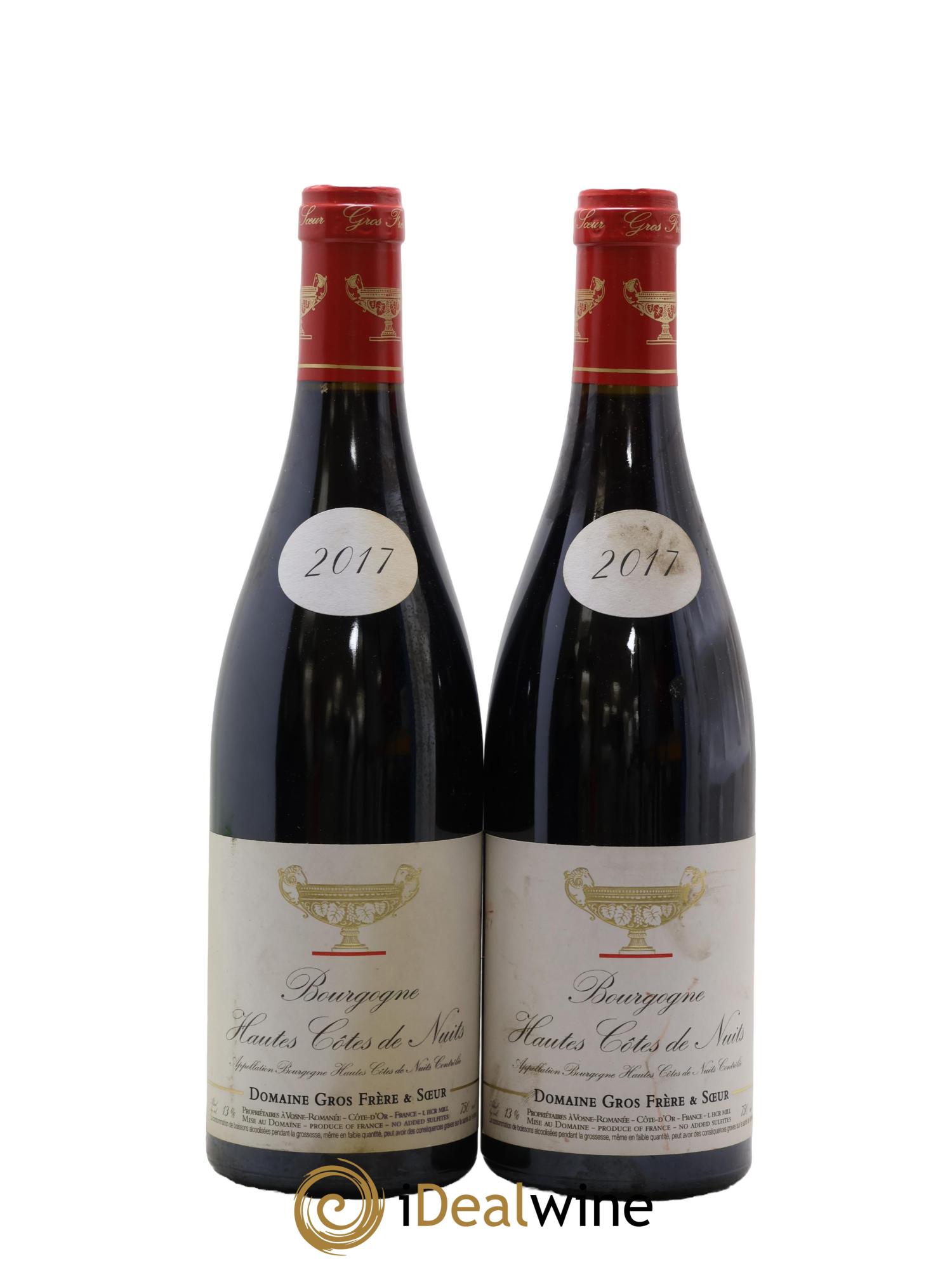 Hautes-Côtes de Nuits Gros Frère & Soeur 2017 - Lot of 2 bottles - 0