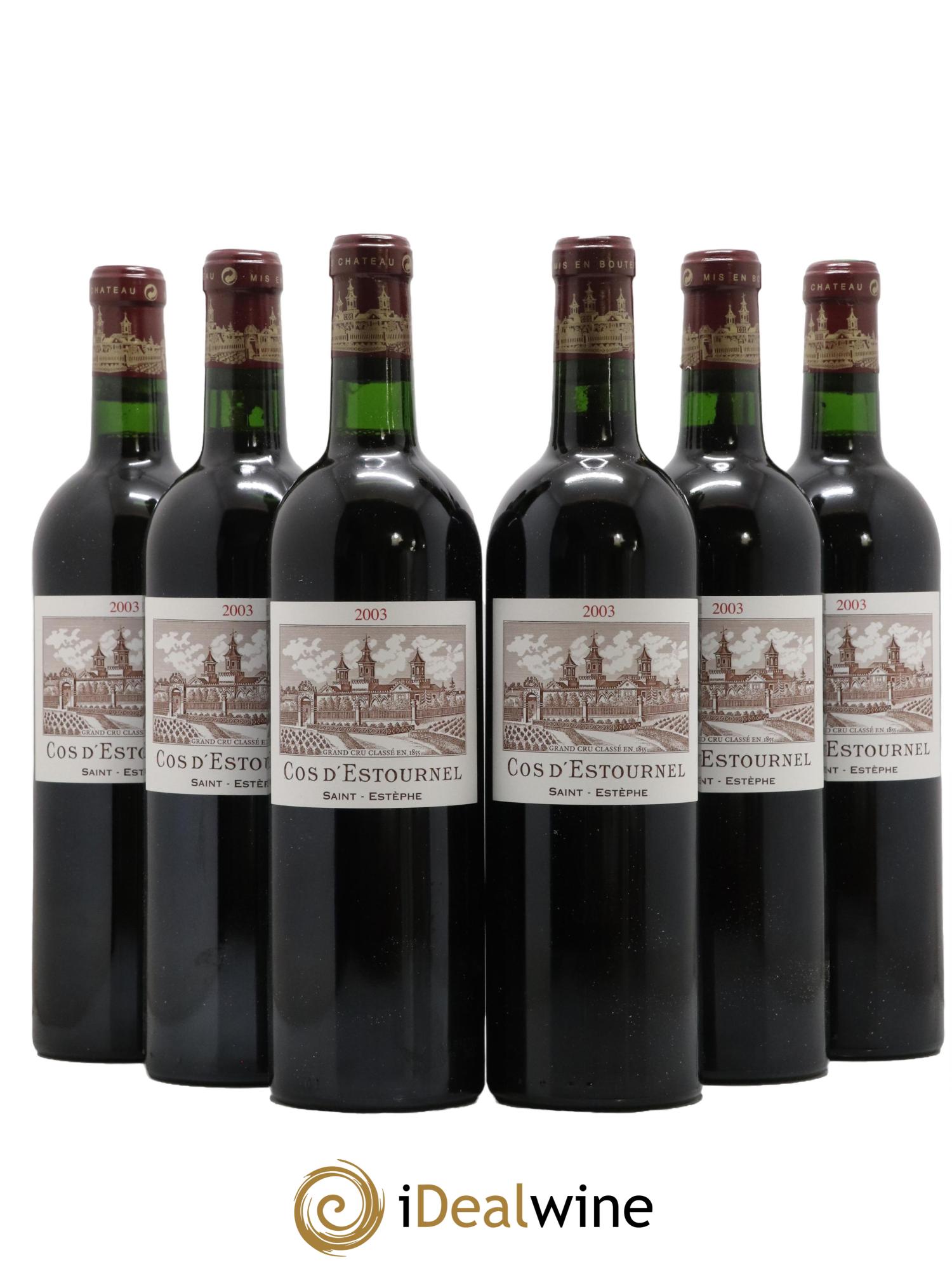 Cos d'Estournel 2ème Grand Cru Classé 2003 - Lot de 6 bouteilles - 0