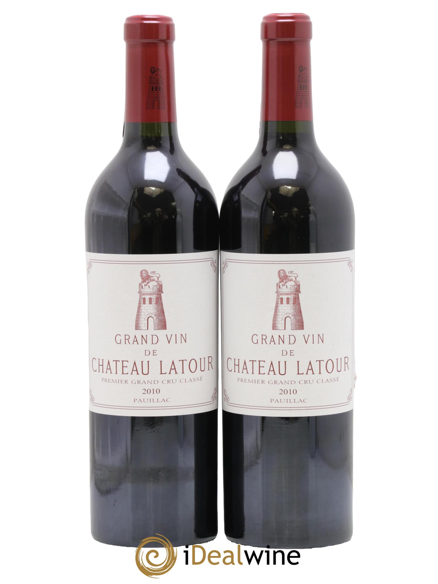 Château Latour 1er Grand Cru Classé 2010 - Posten von 2 Flaschen - 0