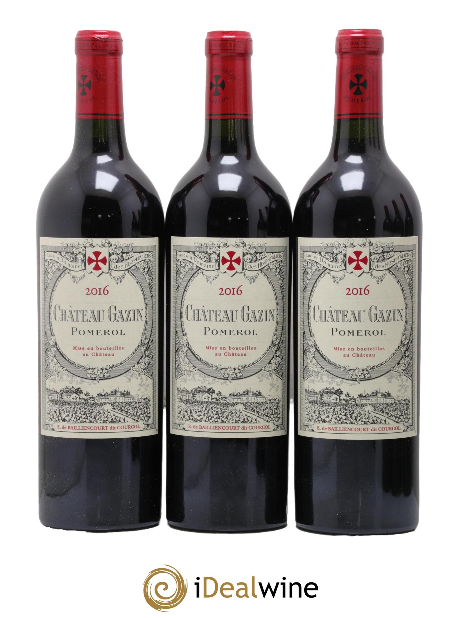 Château Gazin 2016 - Lot de 6 bouteilles - 1