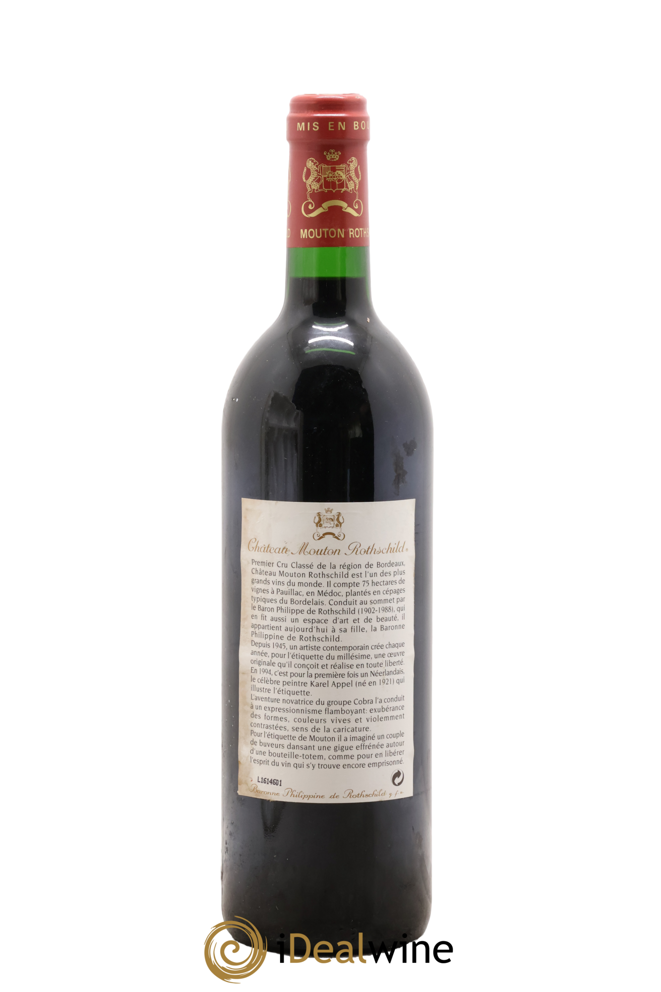Château Mouton Rothschild 1er Grand Cru Classé 1994 - Posten von 1 Flasche - 1