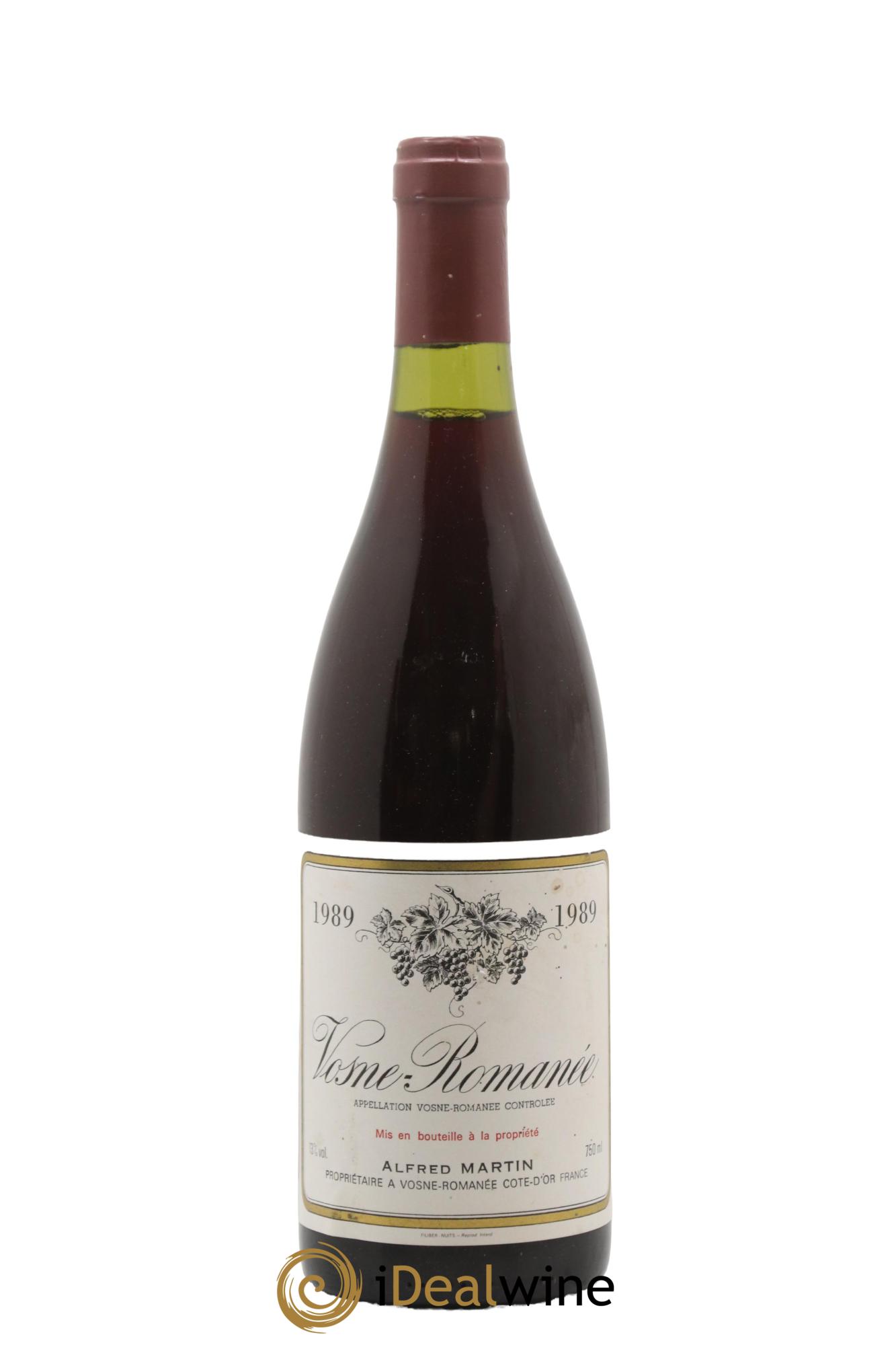 Vosne-Romanée Alfred Martin 1989 - Posten von 1 Flasche - 0