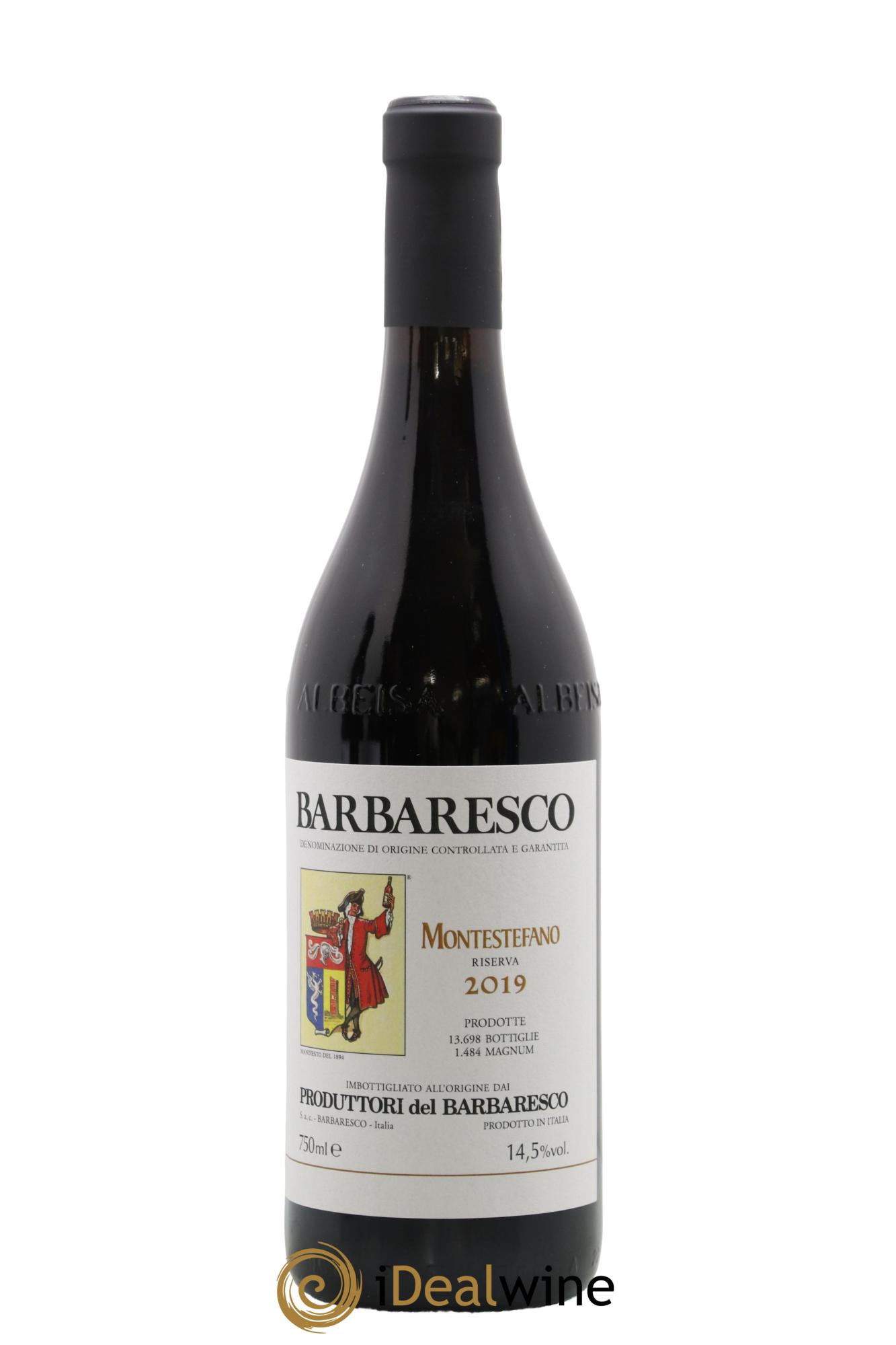 Barbaresco DOCG Riserva Montestefano Produttori del Barbaresco 2019 - Lotto di 1 bottiglia - 0
