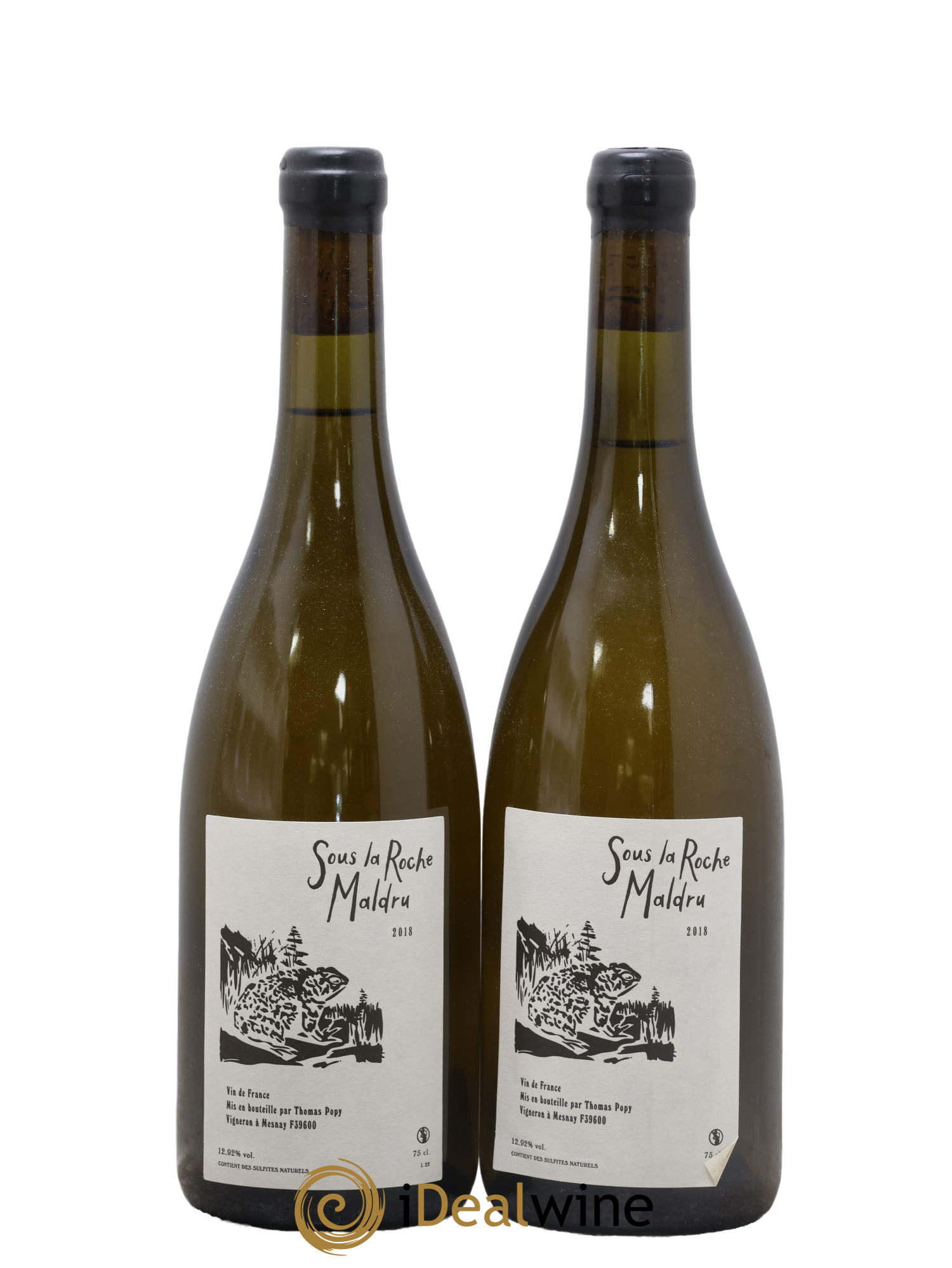 Vin de France Savagnin Sous la Roche Maldru Thomas Popy 2018 - Lot of 2 bottles - 0