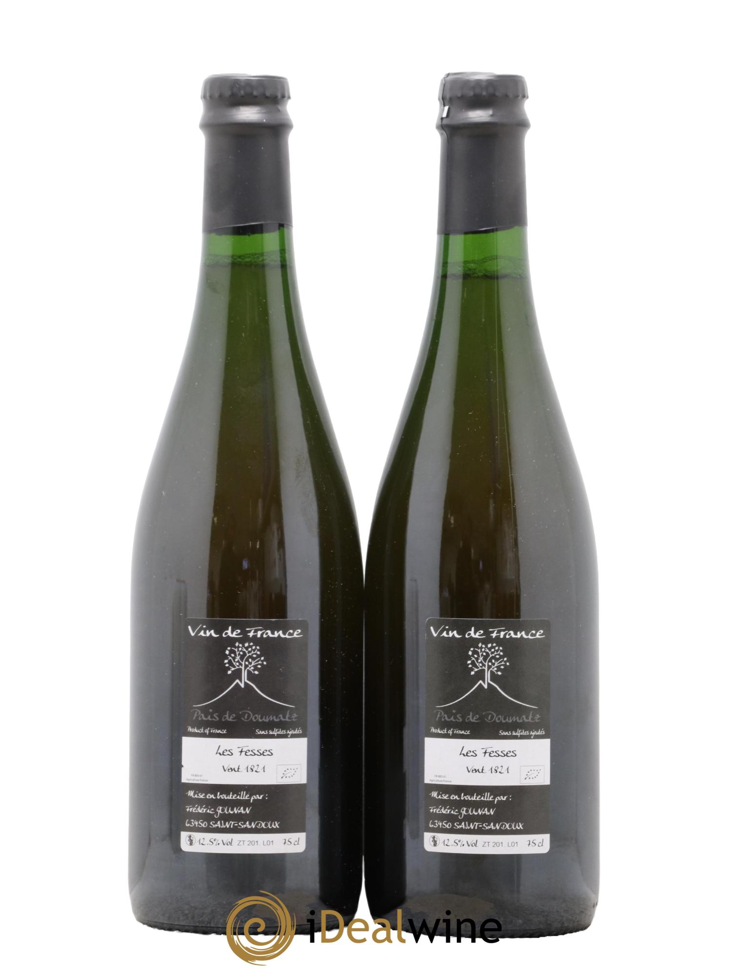 Vin de France Les Fesses Vignoble de l'Arbre Blanc 2018 - Lotto di 2 bottiglie - 1