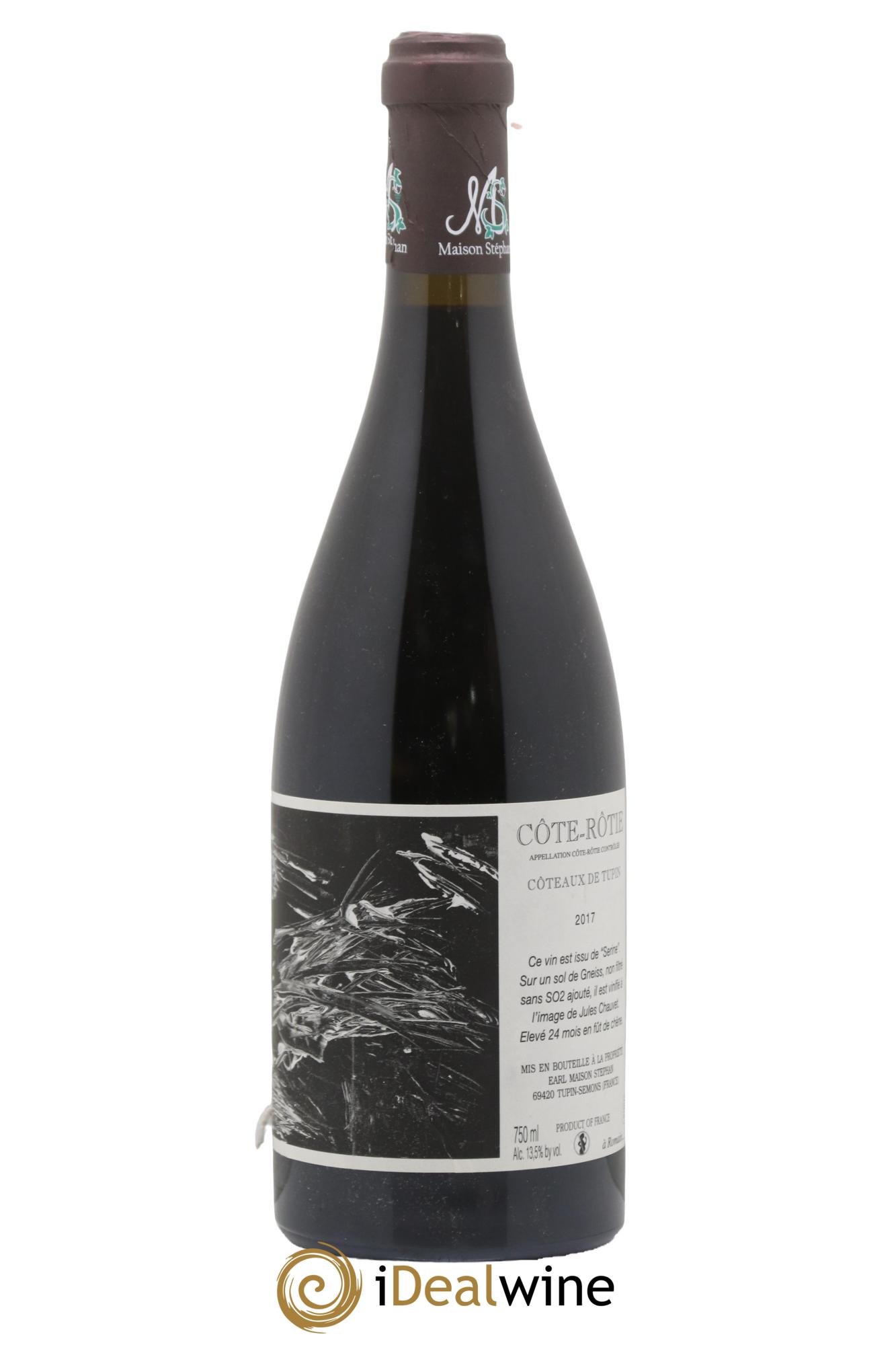 Côte-Rôtie Coteaux de Tupin Jean-Michel Stephan 2017 - Lot de 1 bouteille - 0