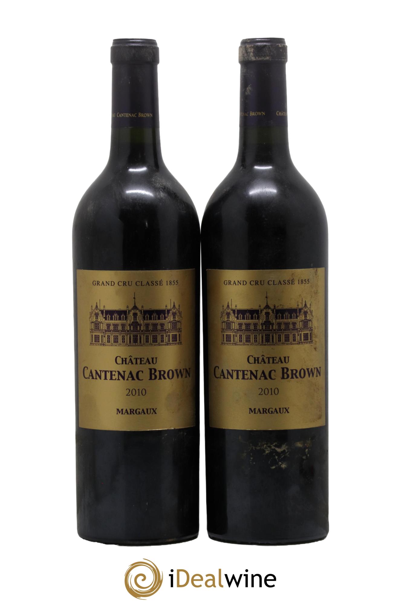 Château Cantenac Brown 3ème Grand Cru Classé 2010 - Lotto di 2 bottiglie - 0
