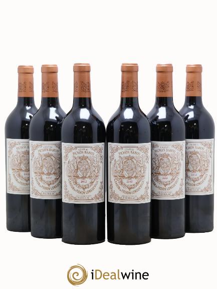 Pichon Longueville Baron 2ème Grand Cru Classé 2012 - Lotto di 6 bottiglie - 0