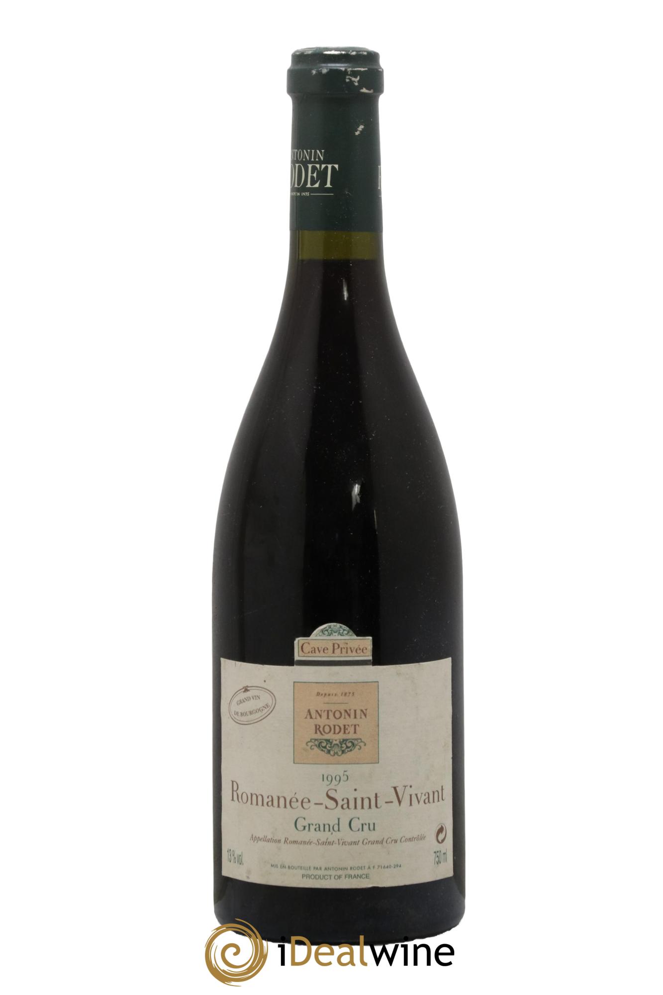 Romanée-Saint-Vivant Grand Cru Antonin Rodet 1995 - Lot of 1 bottle - 0