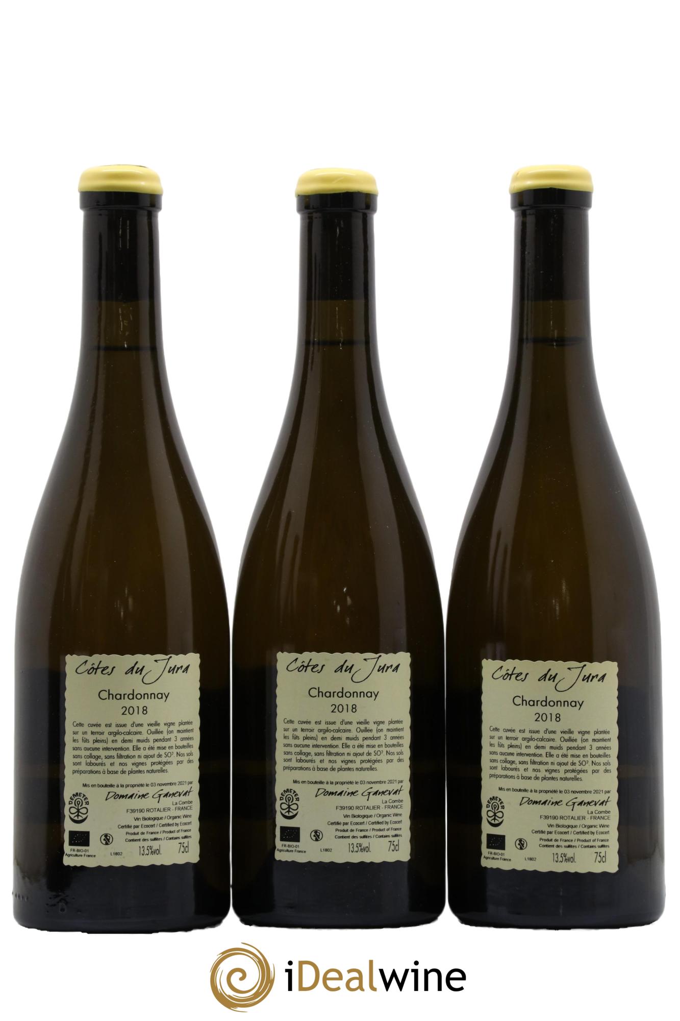 Côtes du Jura Les Chamois du Paradis Jean-François Ganevat (Domaine) 2018 - Lot de 3 bouteilles - 1