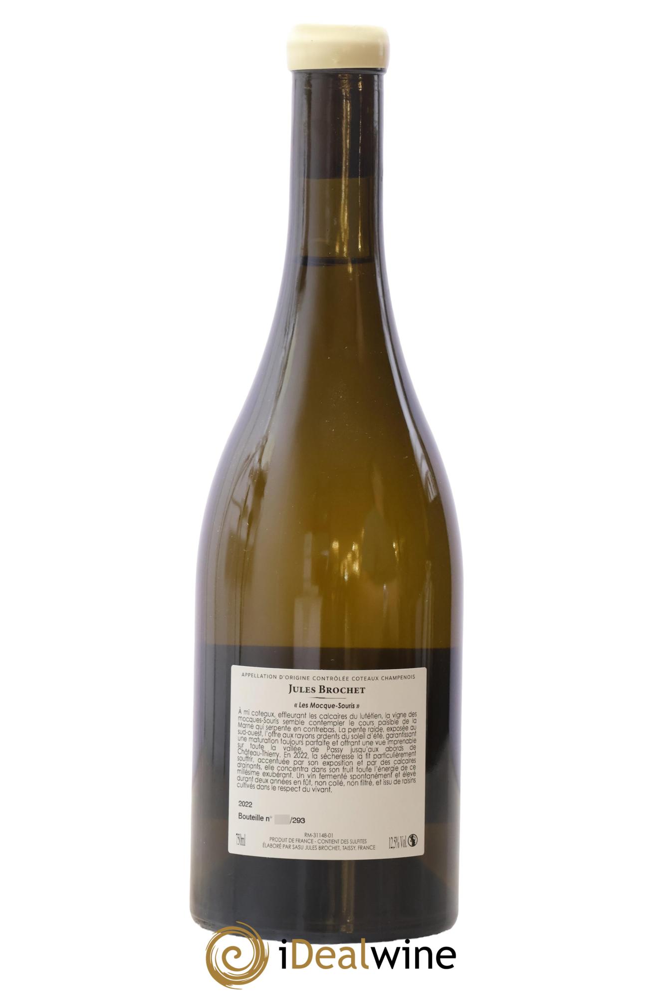 Coteaux Champenois les Mocque Souris Jules Brochet 2022 - Lot de 1 bouteille - 1