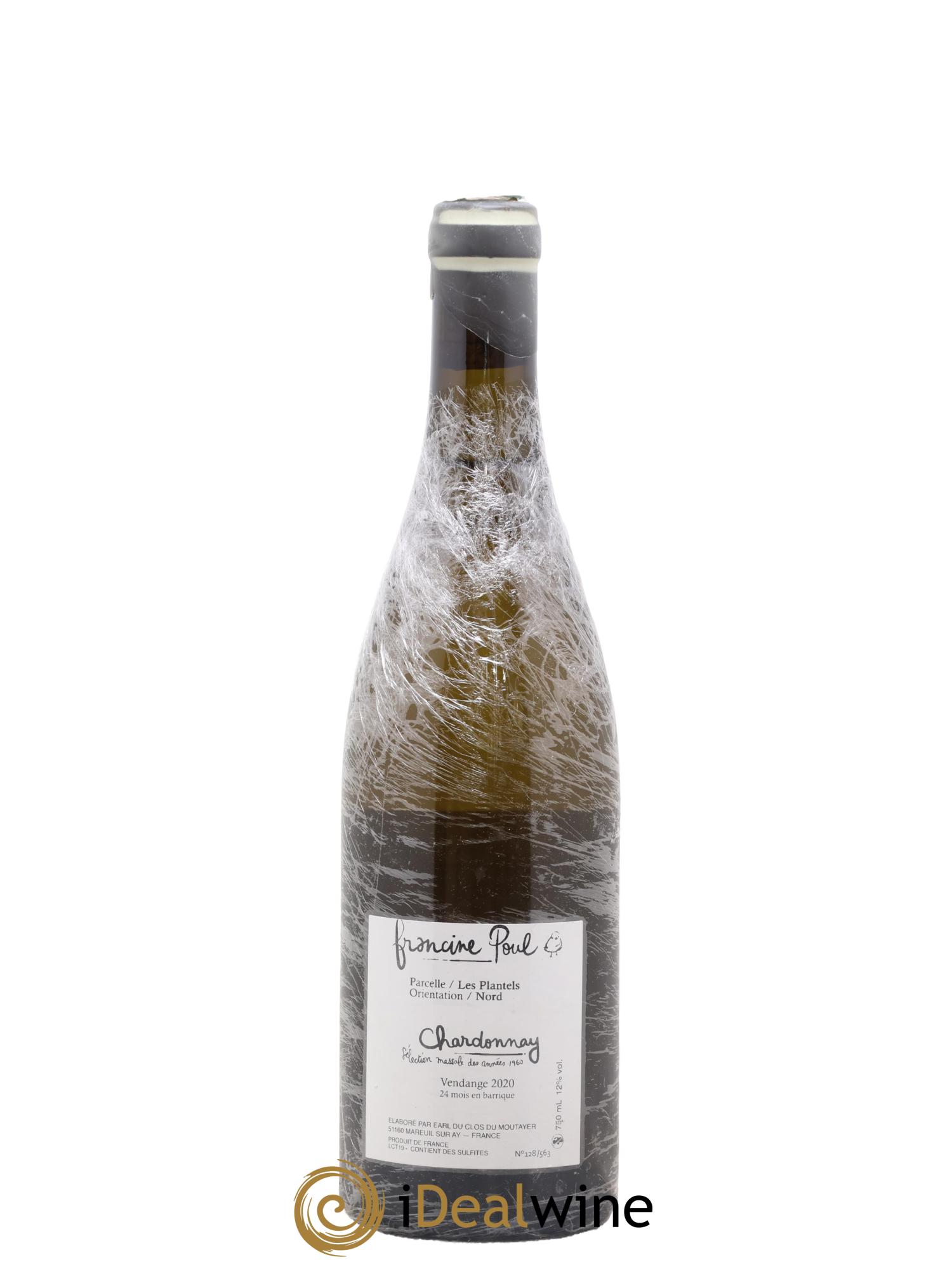 Les Plantels Francine Poul Chardonnay Francine Poul 2020 - Lot de 1 bouteille - 1