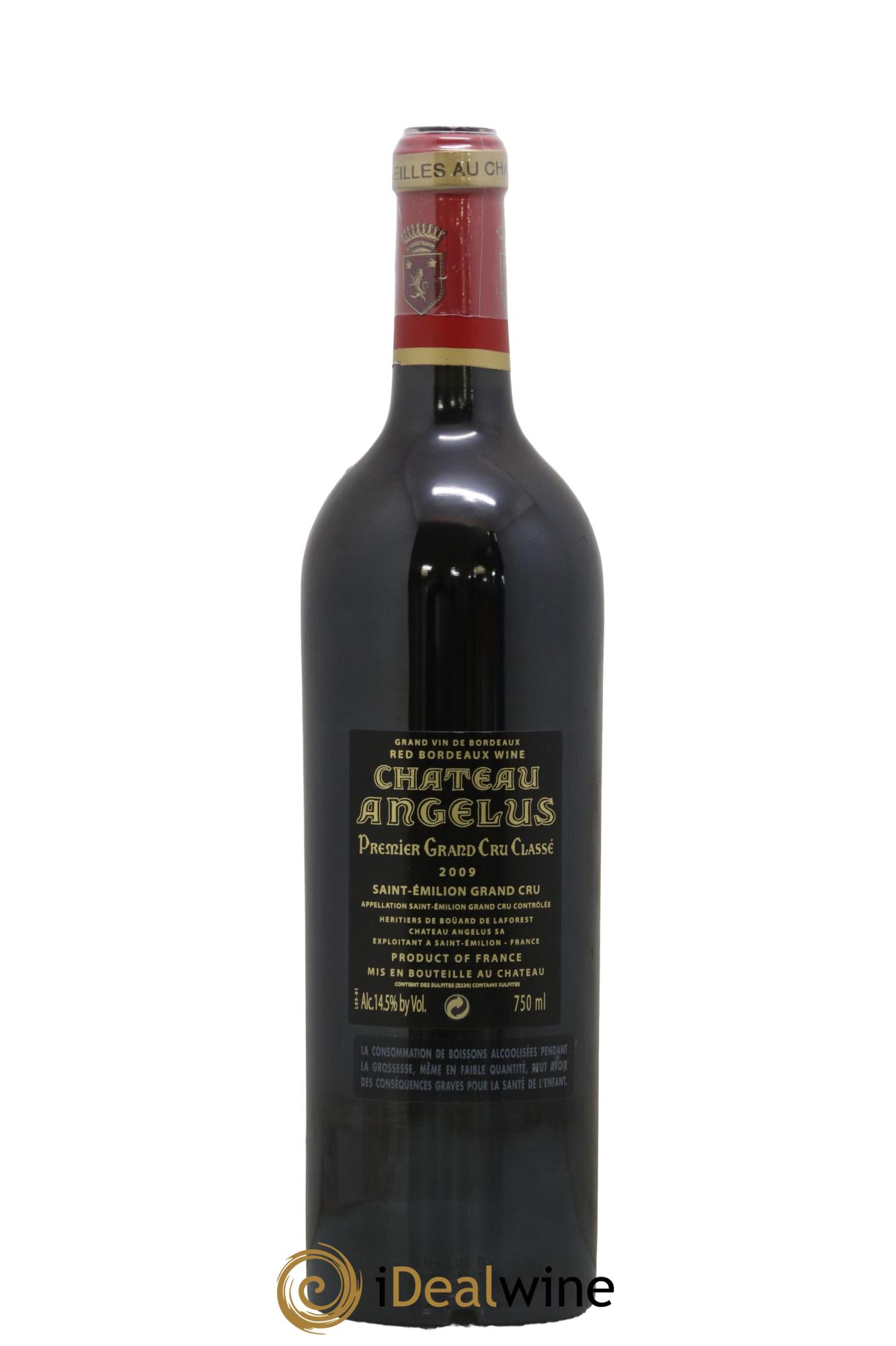 Château Angélus 1er Grand Cru Classé A 2009 - Lot of 1 bottle - 1