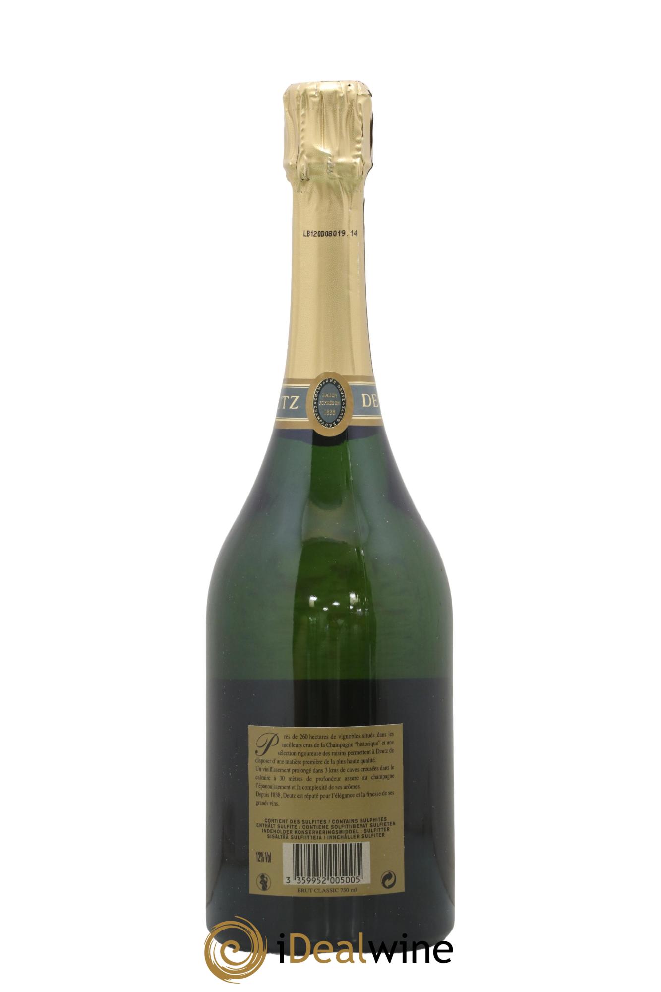 Brut Classic Deutz  - Lot de 1 bouteille - 1