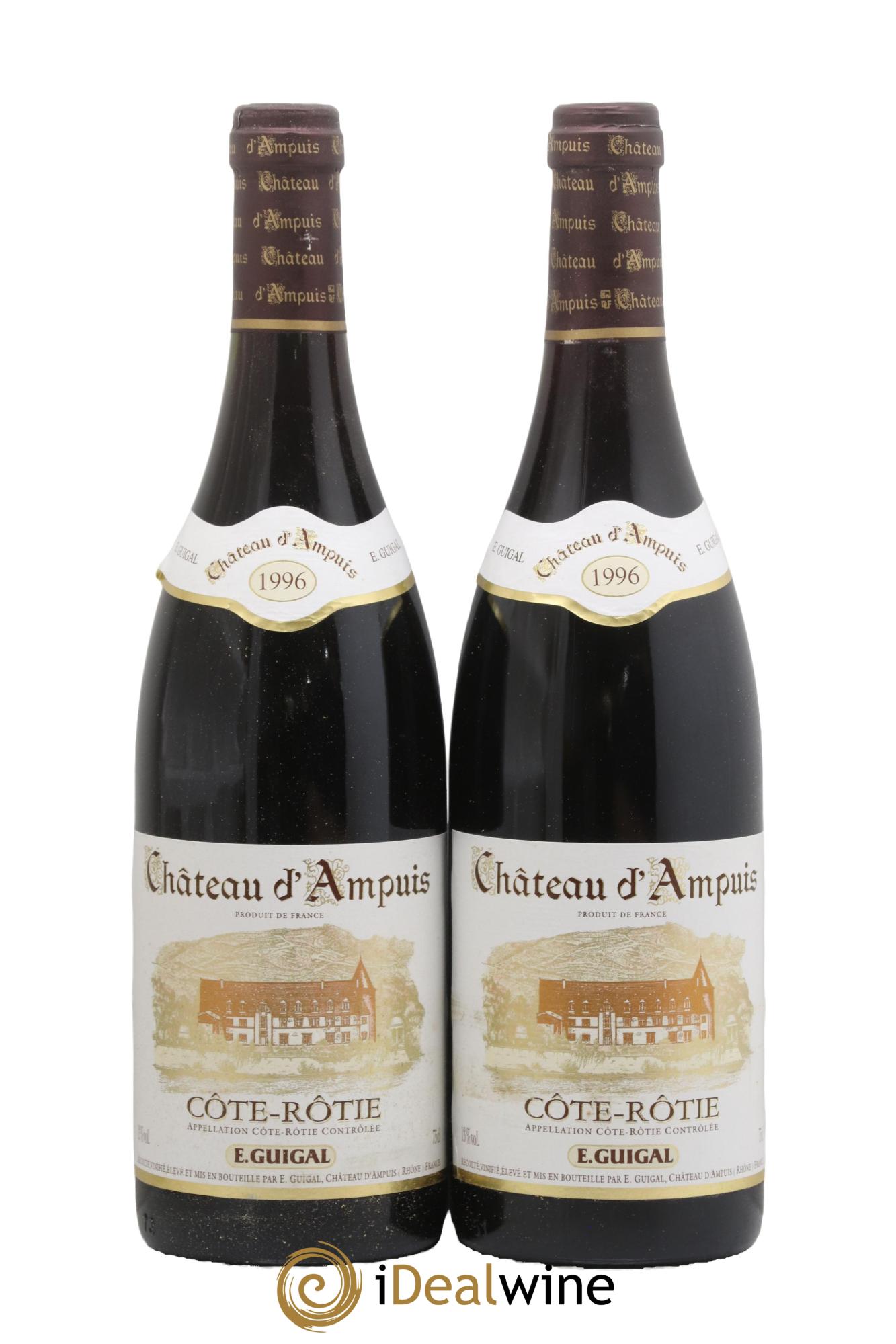 Côte-Rôtie Château d'Ampuis Guigal 1996 - Lot of 2 bottles - 0