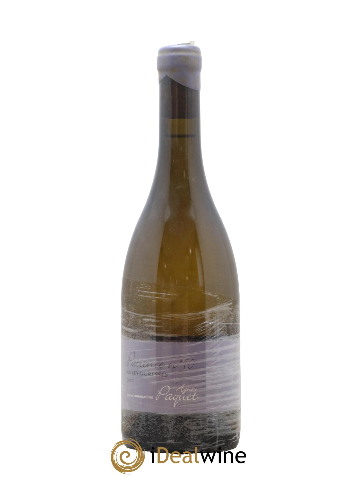 Auxey-Duresses Patience numero 10 Agnes Paquet 2017 - Lot de 1 bouteille - 0