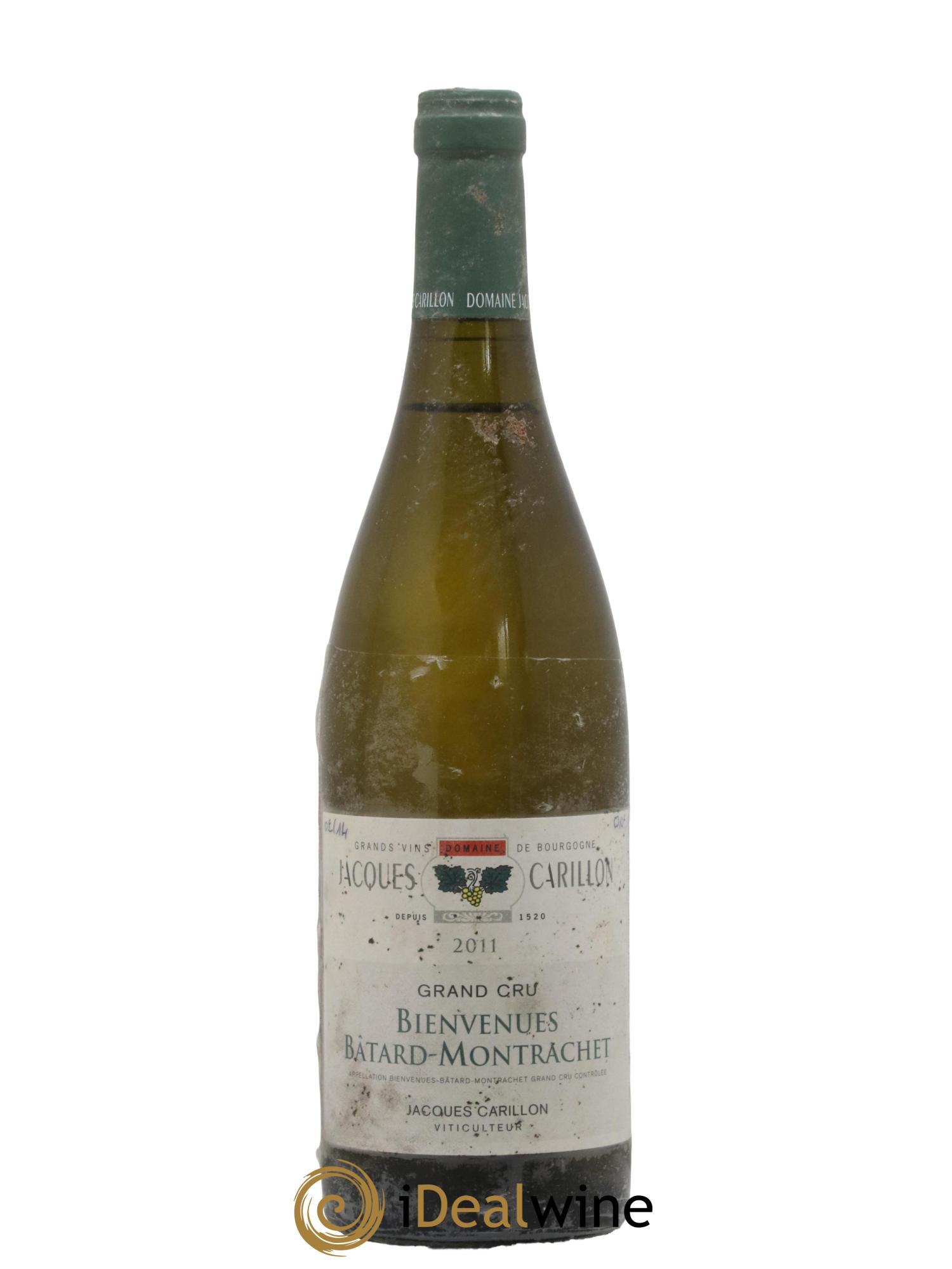 Bienvenues-Bâtard-Montrachet Grand Cru Jacques Carillon (Domaine) 2011 - Lot de 1 bouteille - 0
