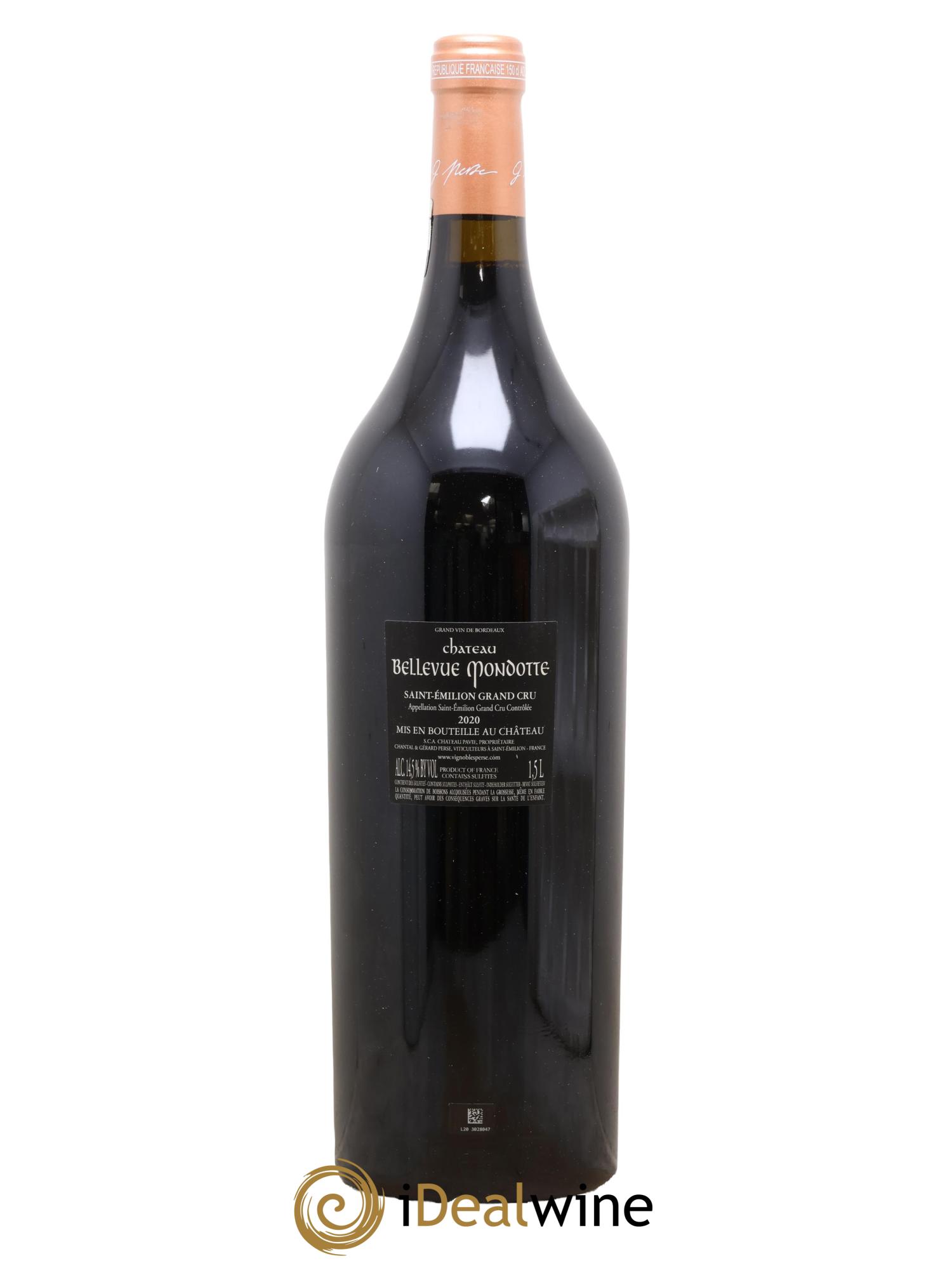 Château Bellevue Mondotte 2020 - Lotto di 1 magnum - 1