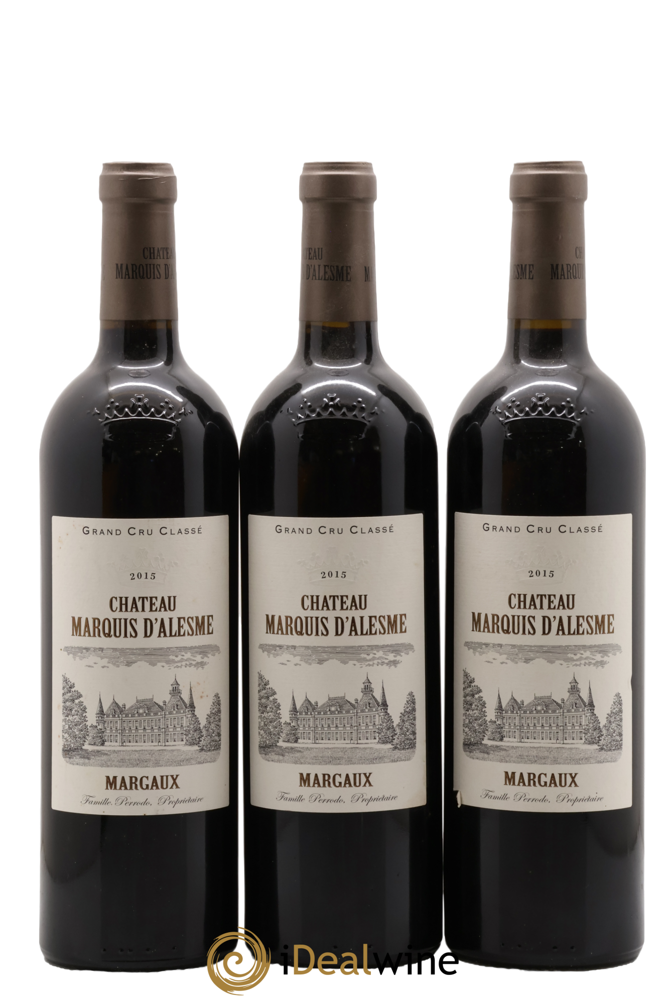 Château Marquis d'Alesme 2015 - Lot de 3 bouteilles - 0