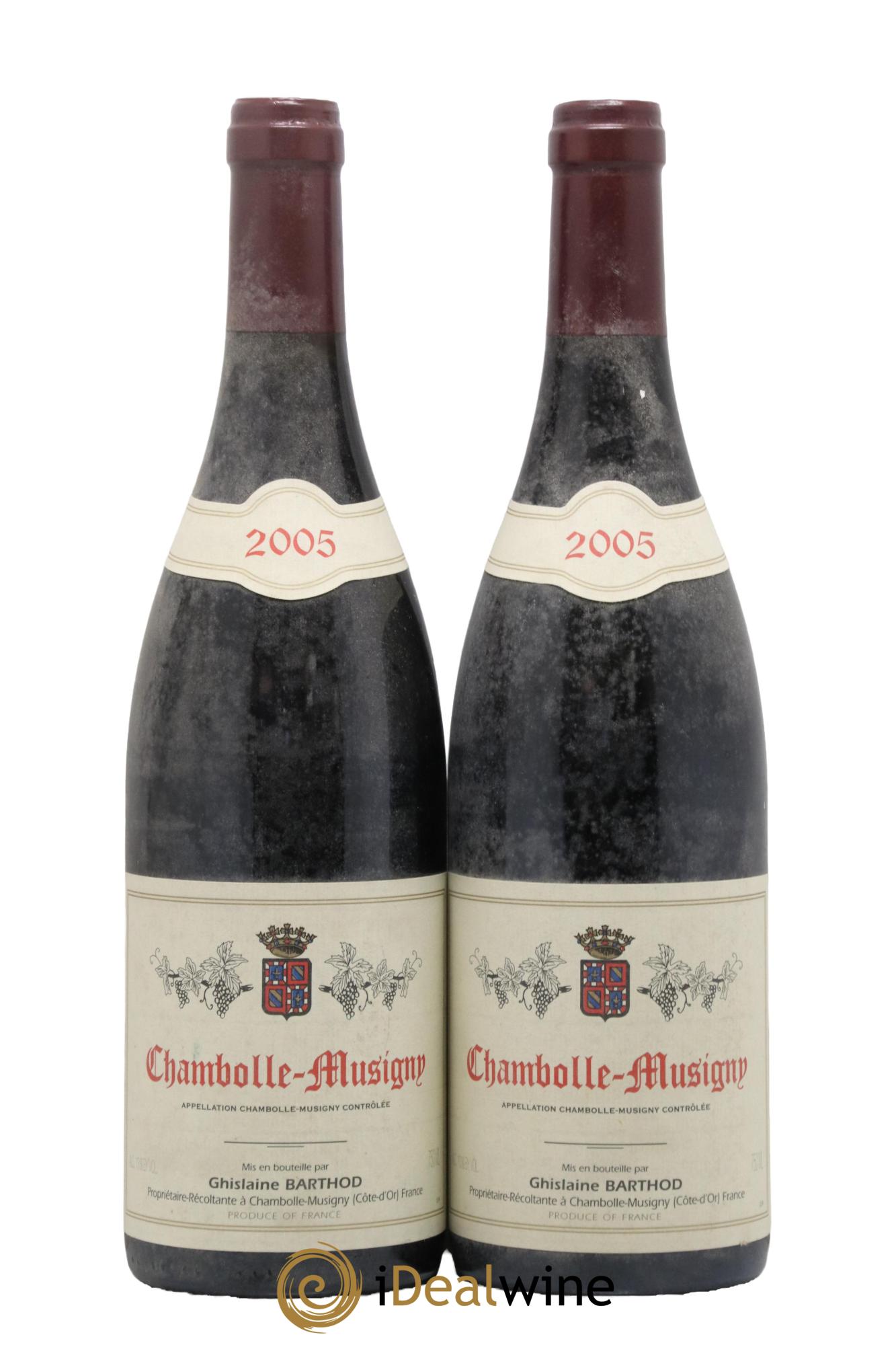 Chambolle-Musigny Ghislaine Barthod 2005 - Lot de 2 bouteilles - 0