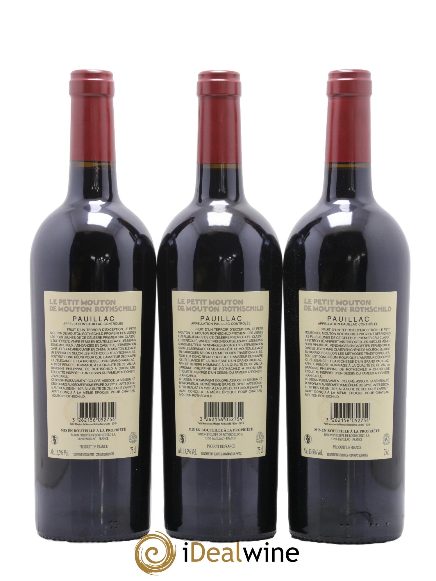 Petit Mouton Second Vin 2019 - Lot de 6 bouteilles - 2
