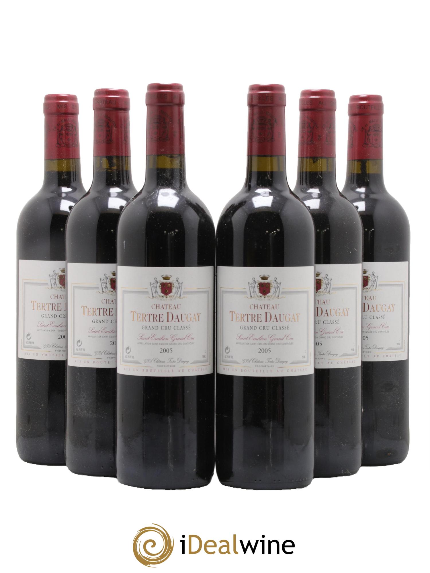 Château Tertre Daugay Grand Cru Classé 2005 - Lot de 6 bouteilles - 0