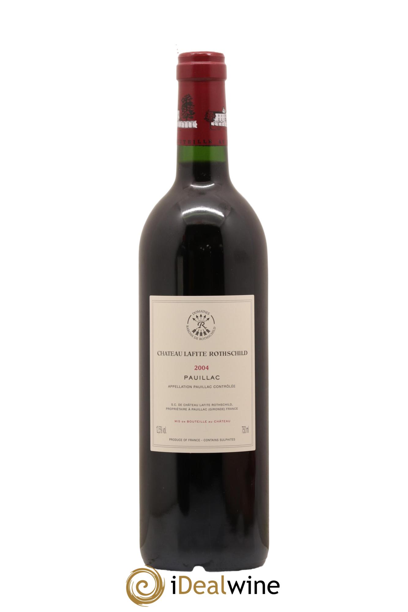 Château Lafite Rothschild 1er Grand Cru Classé 2004 - Lot de 1 bouteille - 1