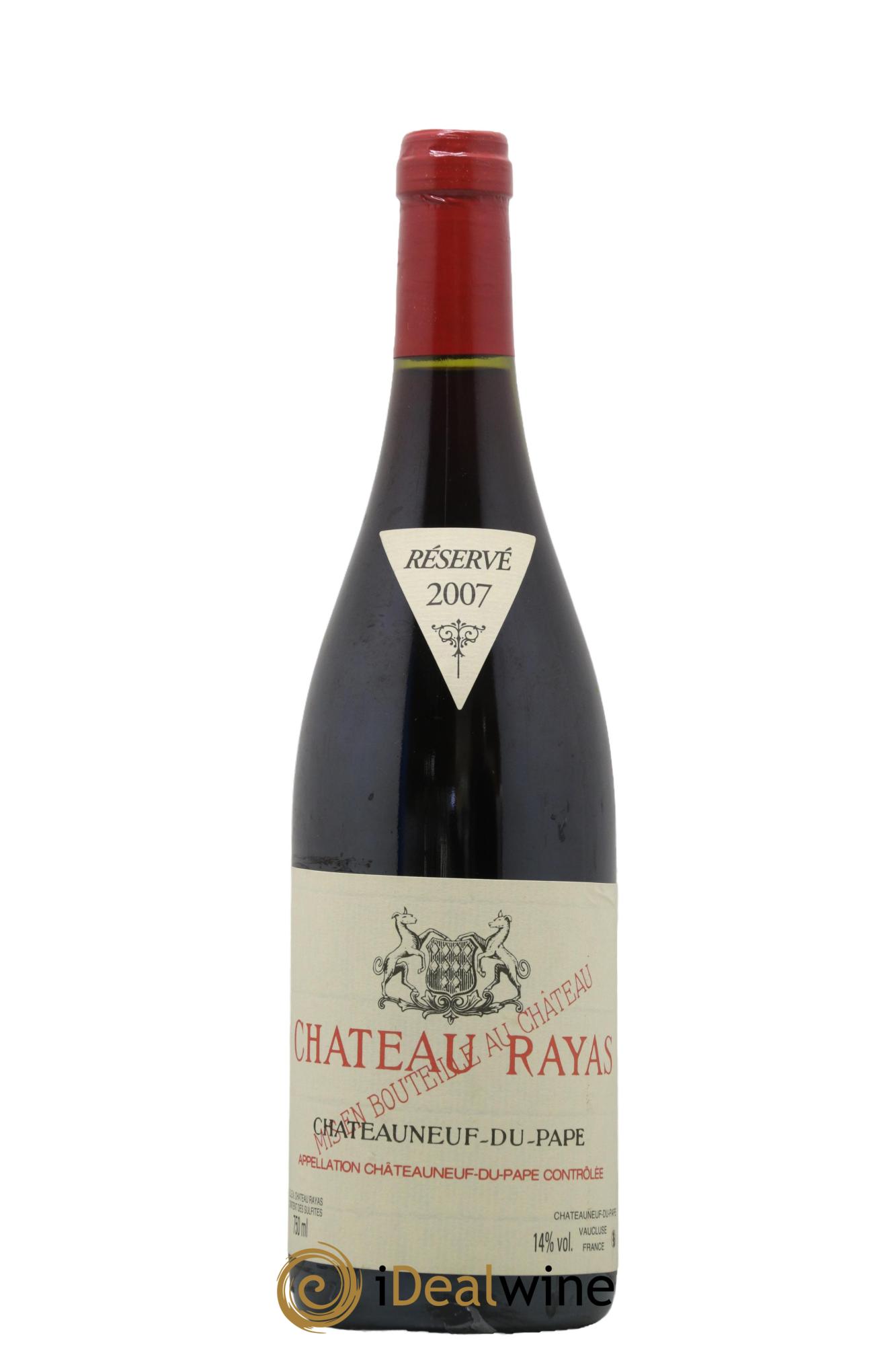 Châteauneuf-du-Pape Château Rayas Emmanuel Reynaud 2007 - Lot de 1 bouteille - 0
